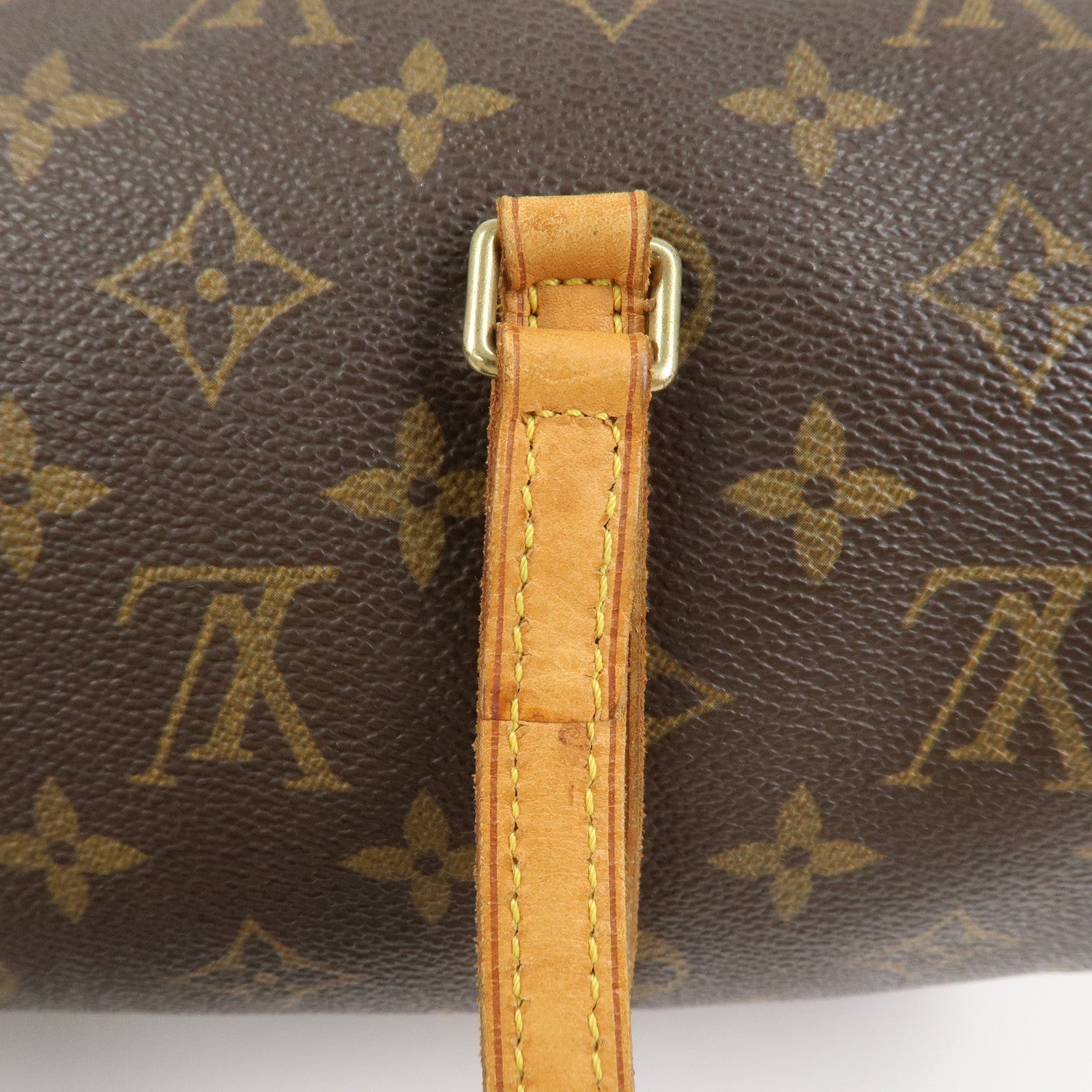 Louis Vuitton Monogram Papillon 30 Hand Bag Brown M51385