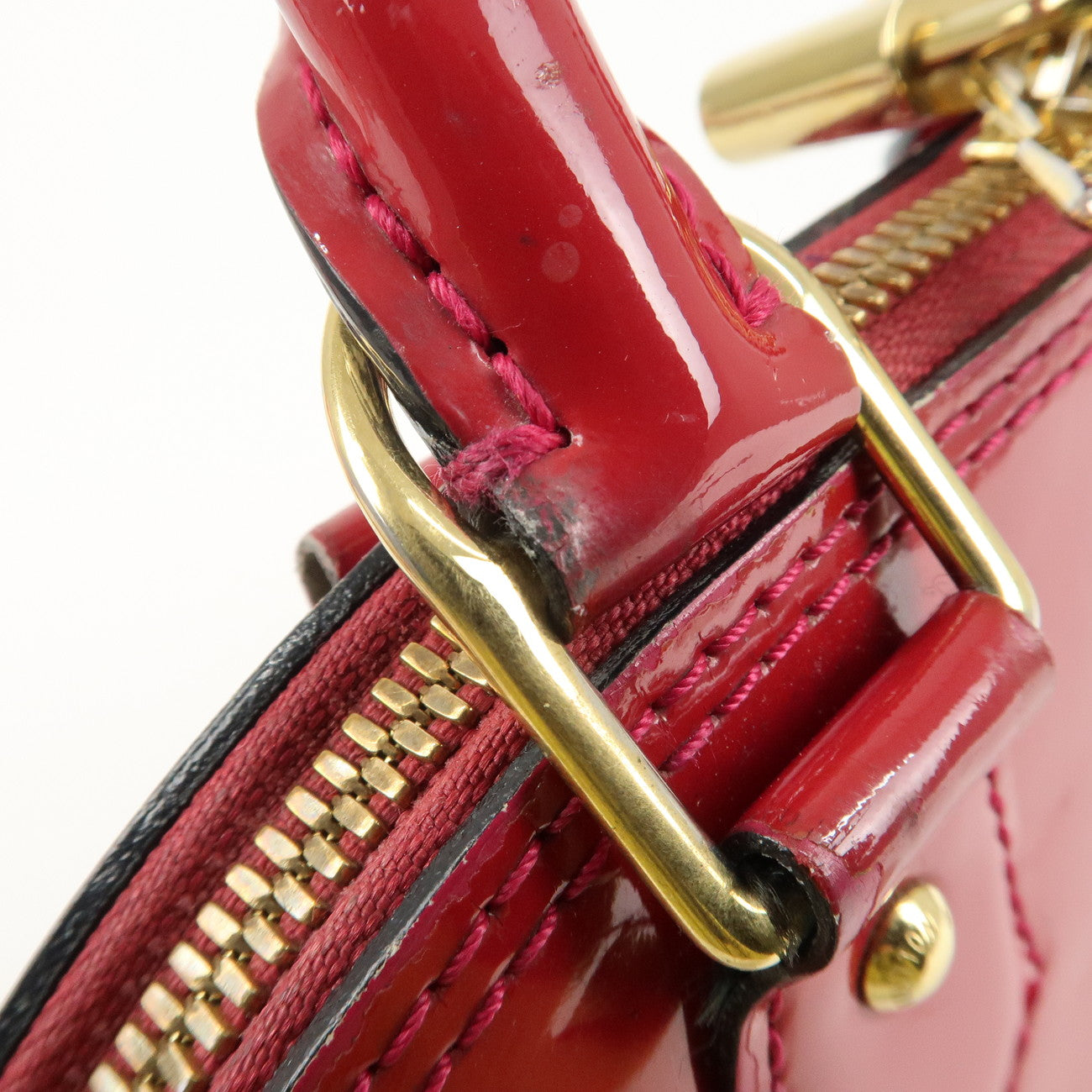 Louis Vuitton Monogram Vernis Alma BB 2Way Bag Rose Indien M91771 Used