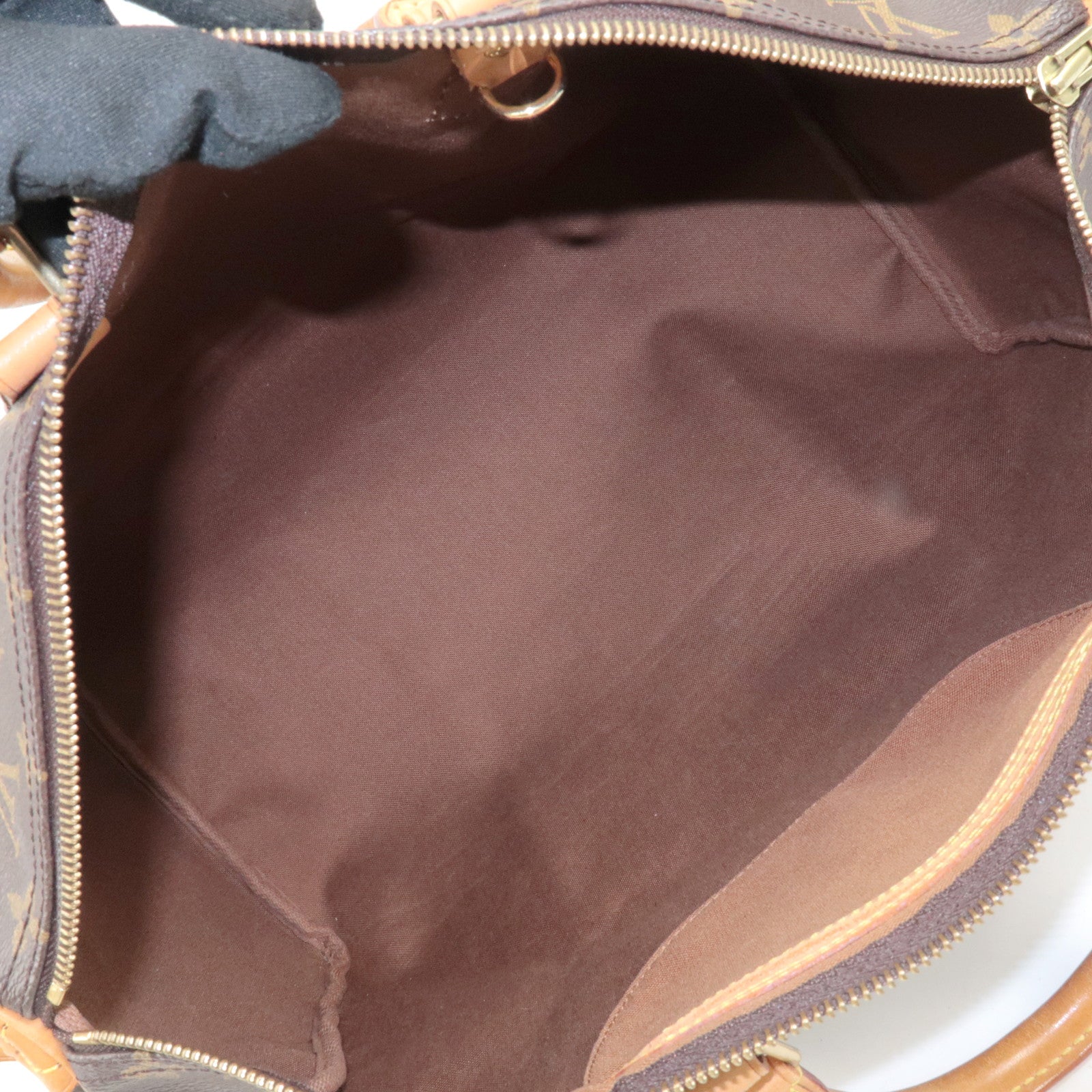 Louis Vuitton Monogram Speedy 40 Hand Bag Boston Bag M41522 Used
