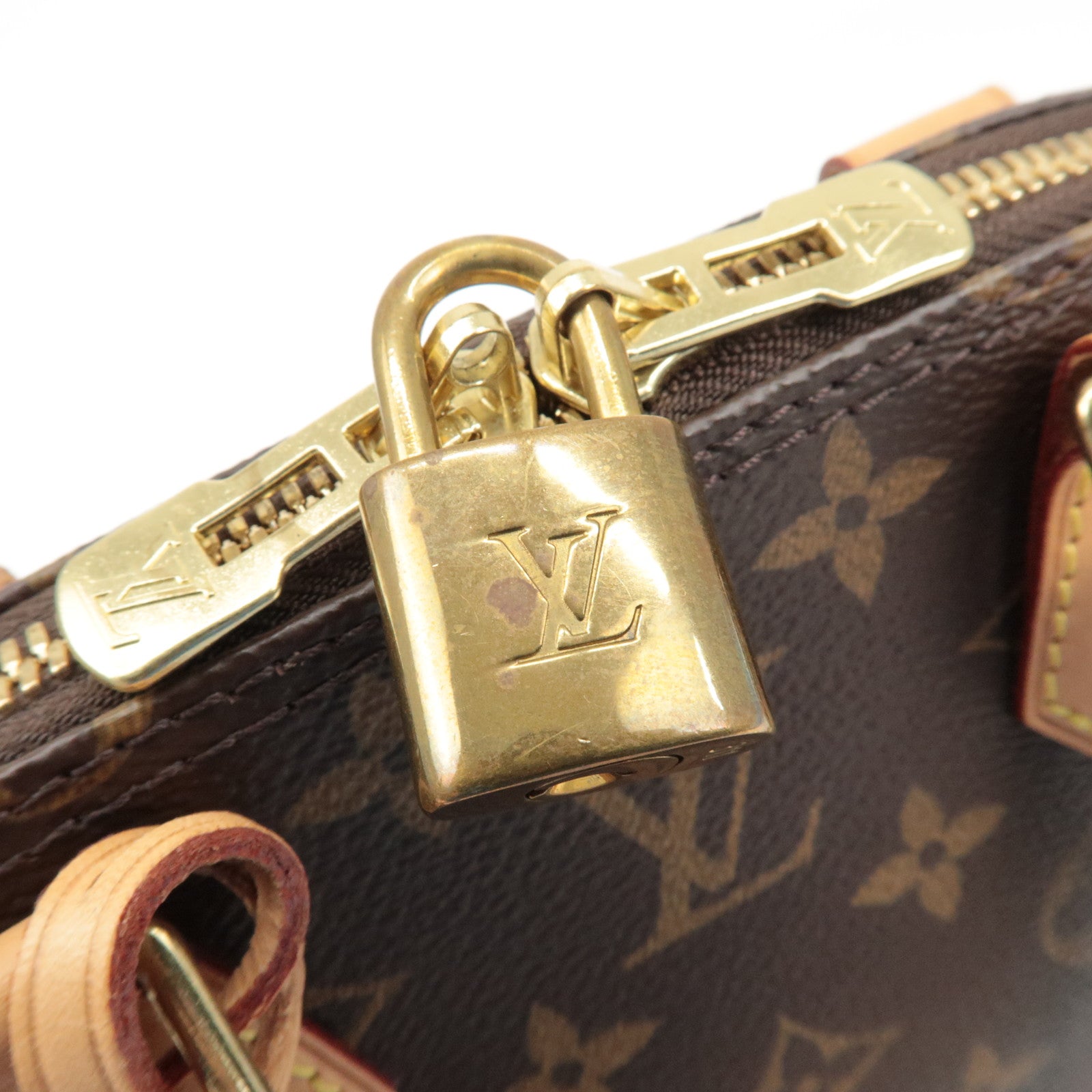 Louis Vuitton Monogram Alma BB 2Way Hand Bag Shoulder Bag M53152 Used