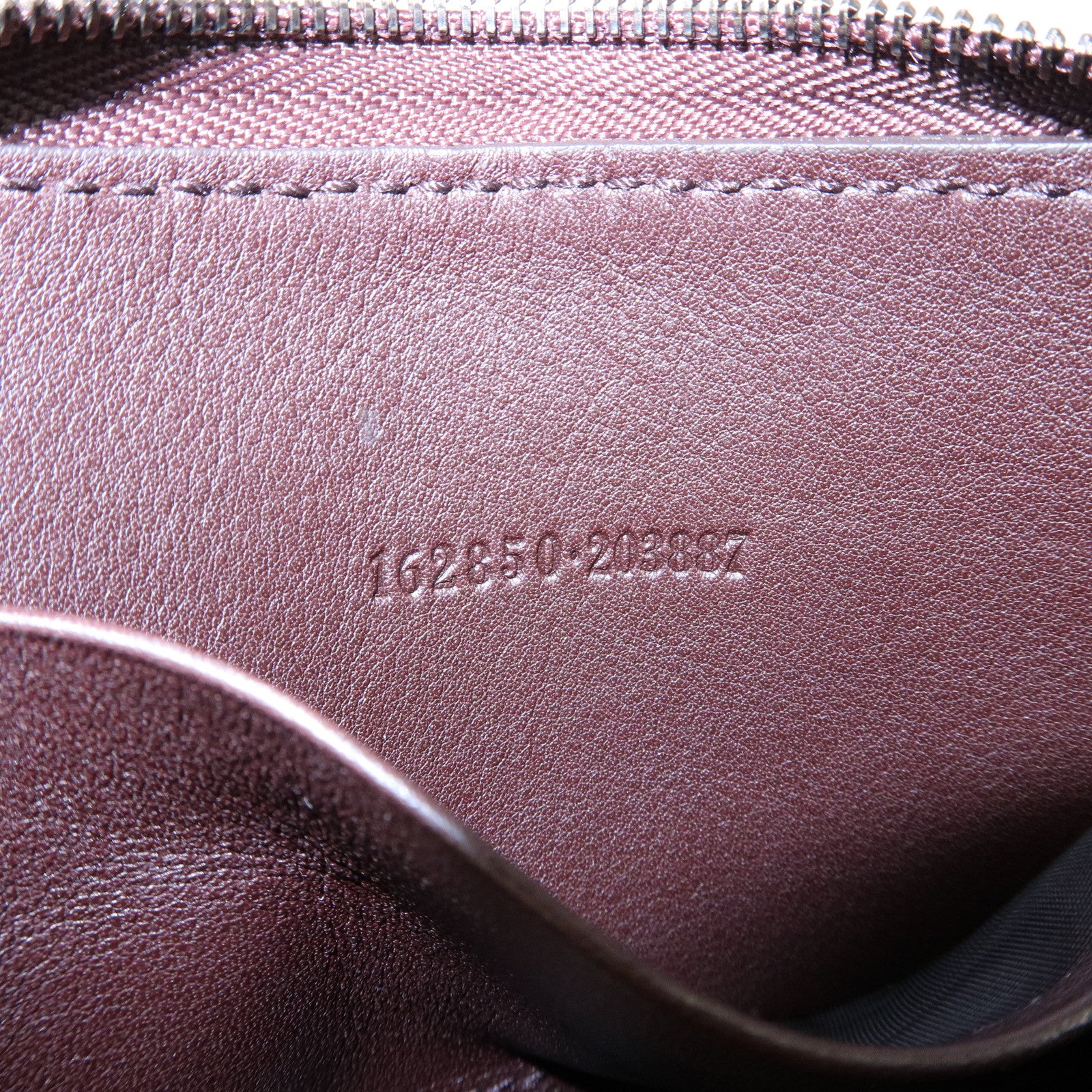 GUCCI Guccissima Leather Compact Wallet Dark Brown 162850