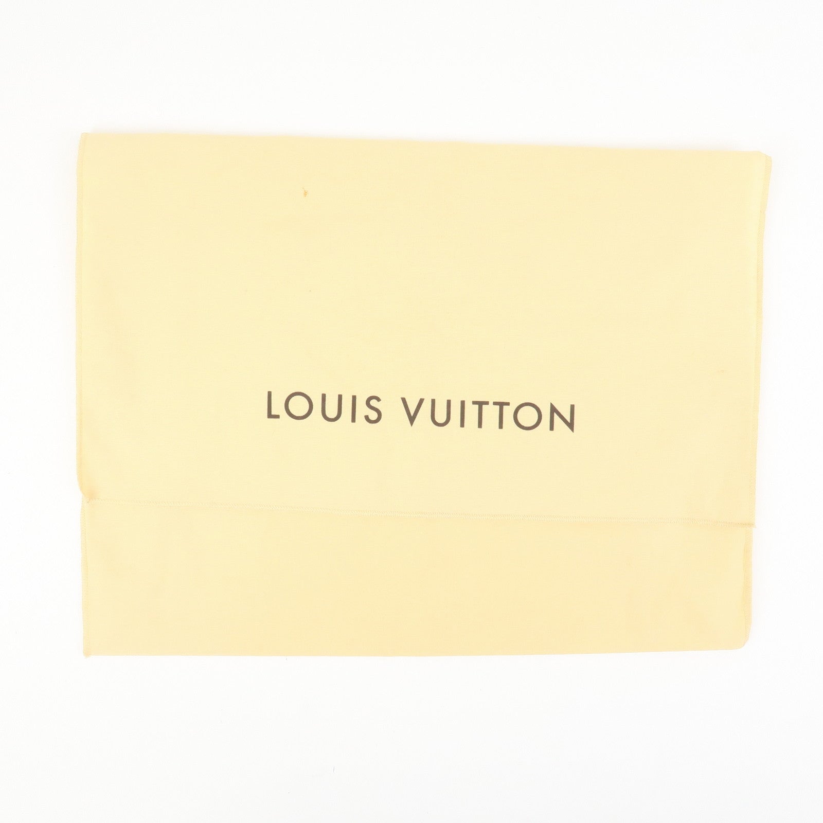 Louis Vuitton Set Of 10 Dust Bag Storage Bag Flap Style Beige