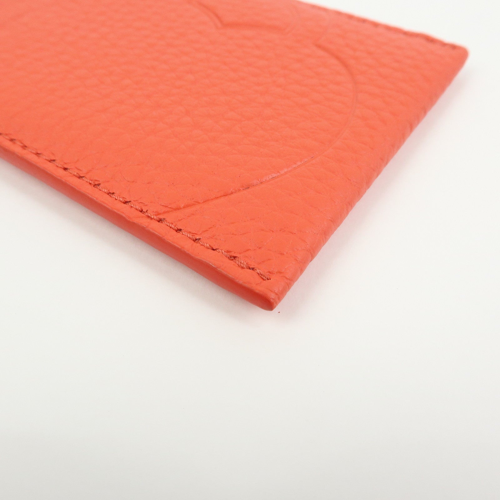 Tiffany & Co Return to Tiffany Leather Card Case Card Holder Red