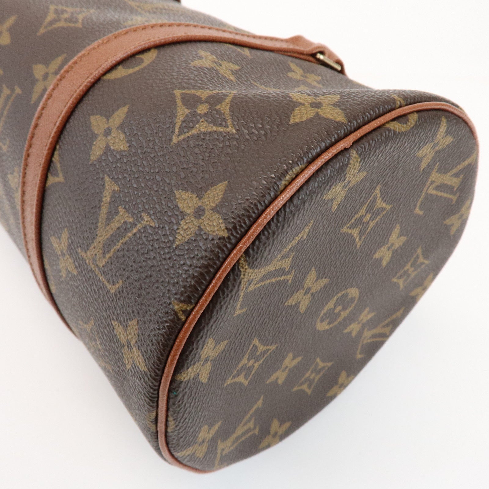 Louis Vuitton Monogram Papillon 30 Hand Bag Brown M51365