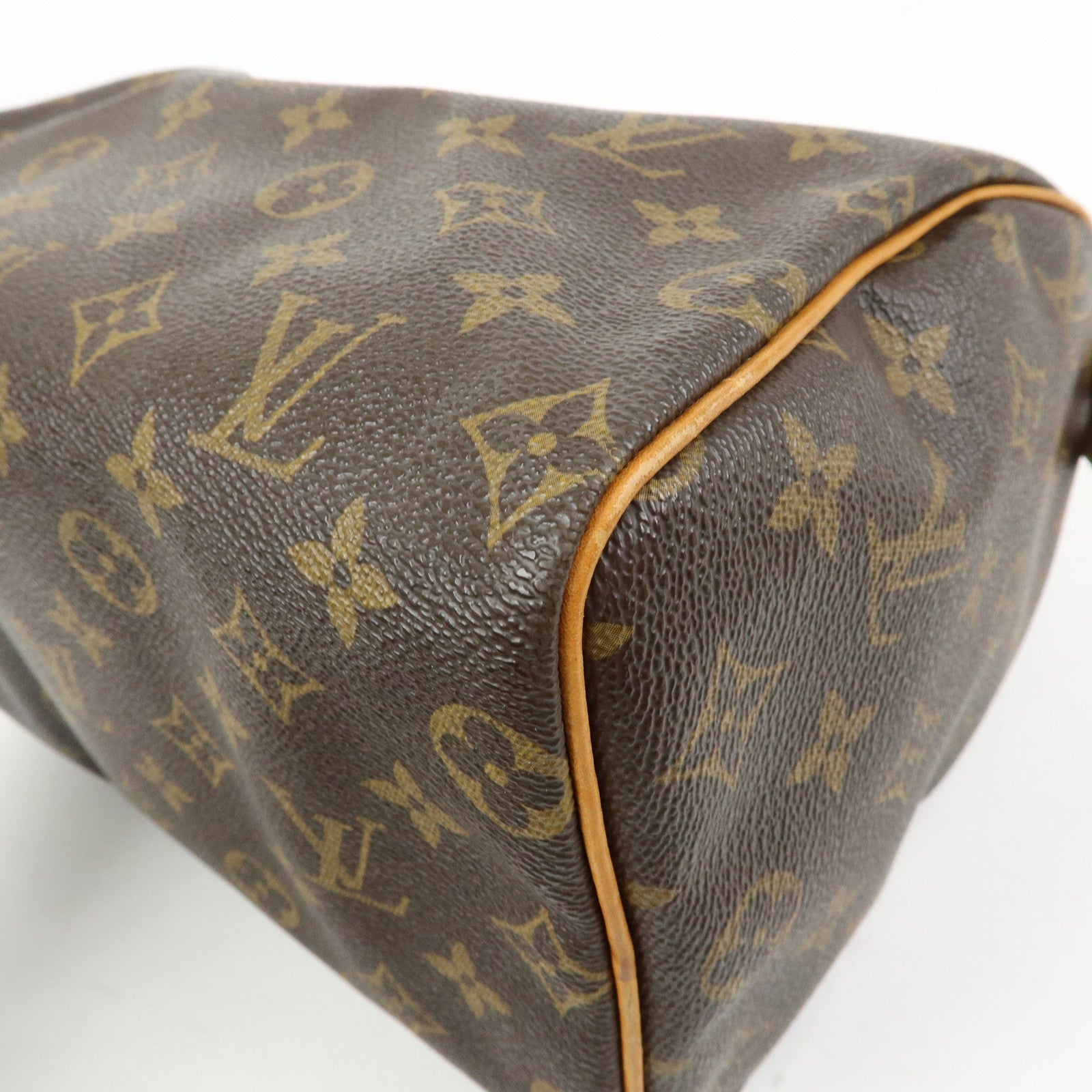 Louis Vuitton Monogram Speedy 25 Boston Bag Hand Bag Brown M41528