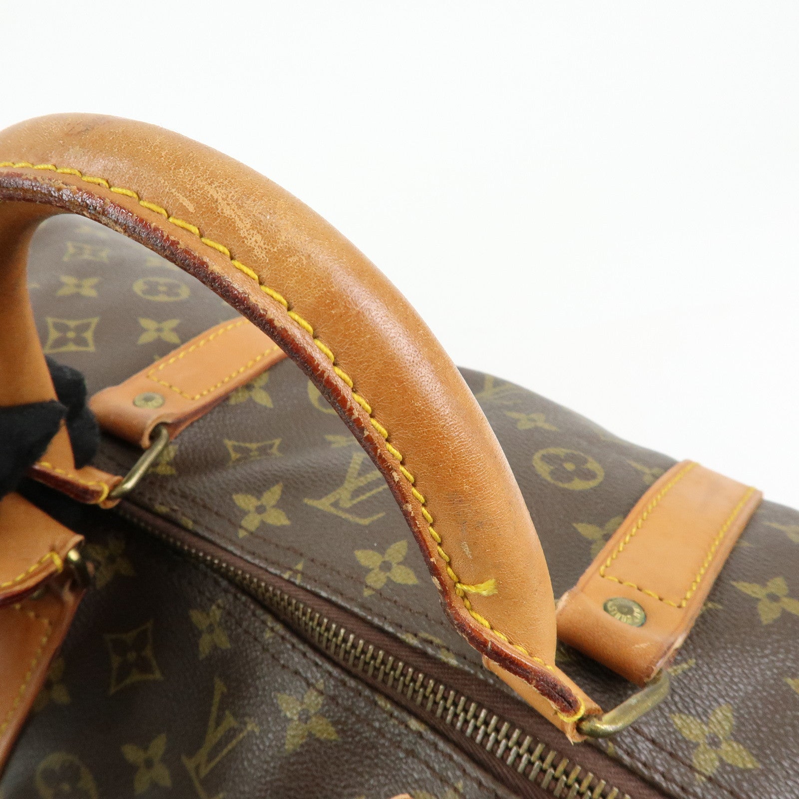 Louis Vuitton Monogram Keep All 60 Boston Bag Brown M41422