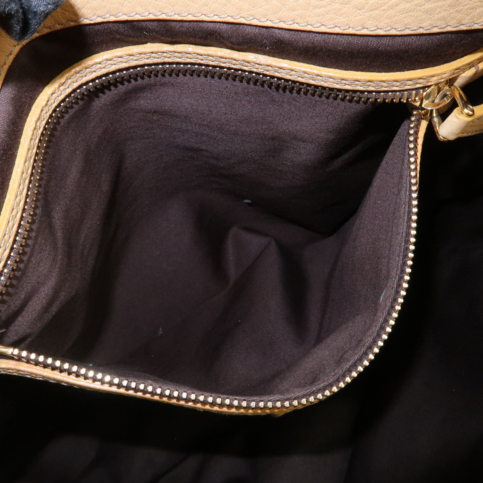 MIU MIU Leather 2Way Shoulder Bag Hand Bag Beige RN0620