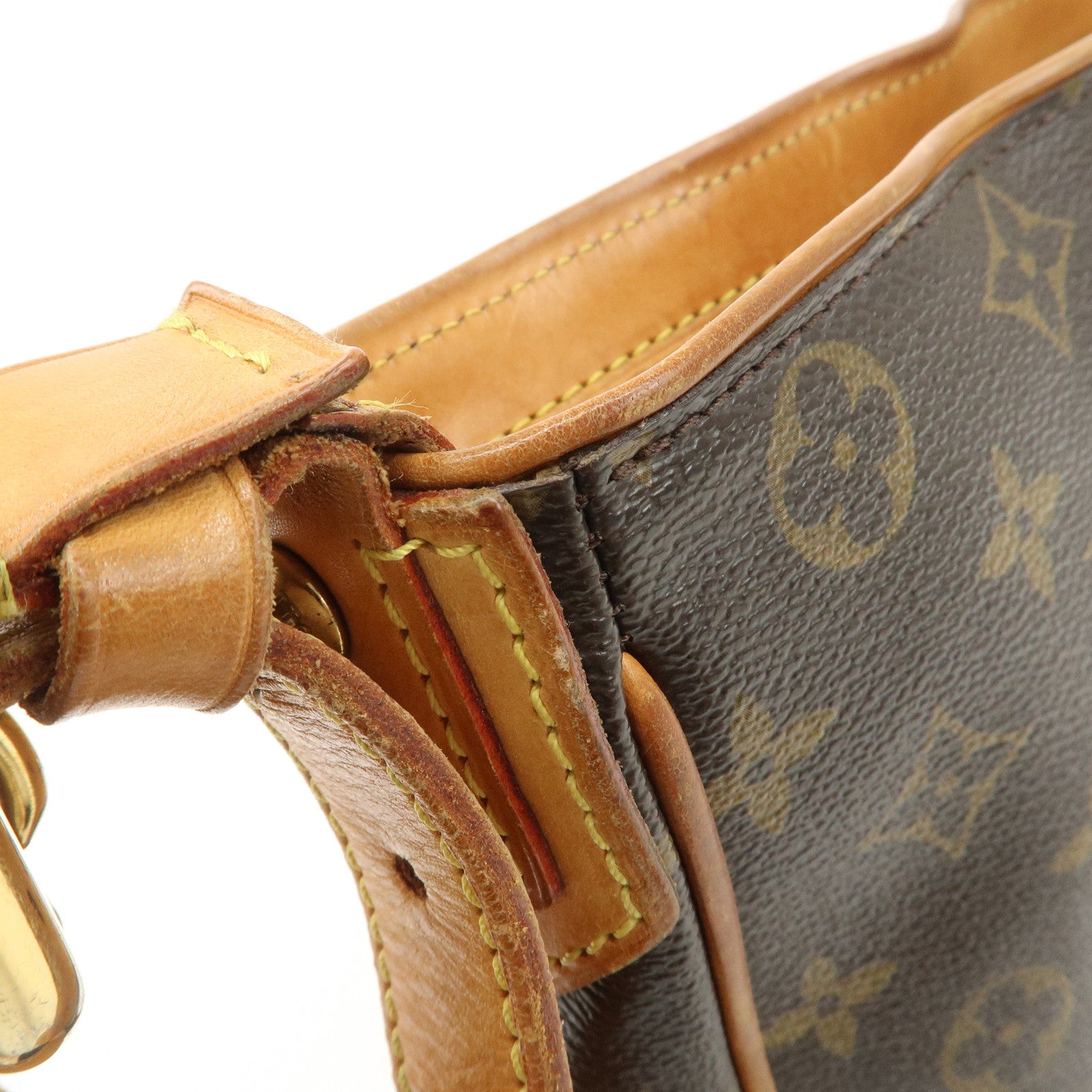 Louis Vuitton Monogram Hudson GM Shoulder Bag Brown M40045 Used