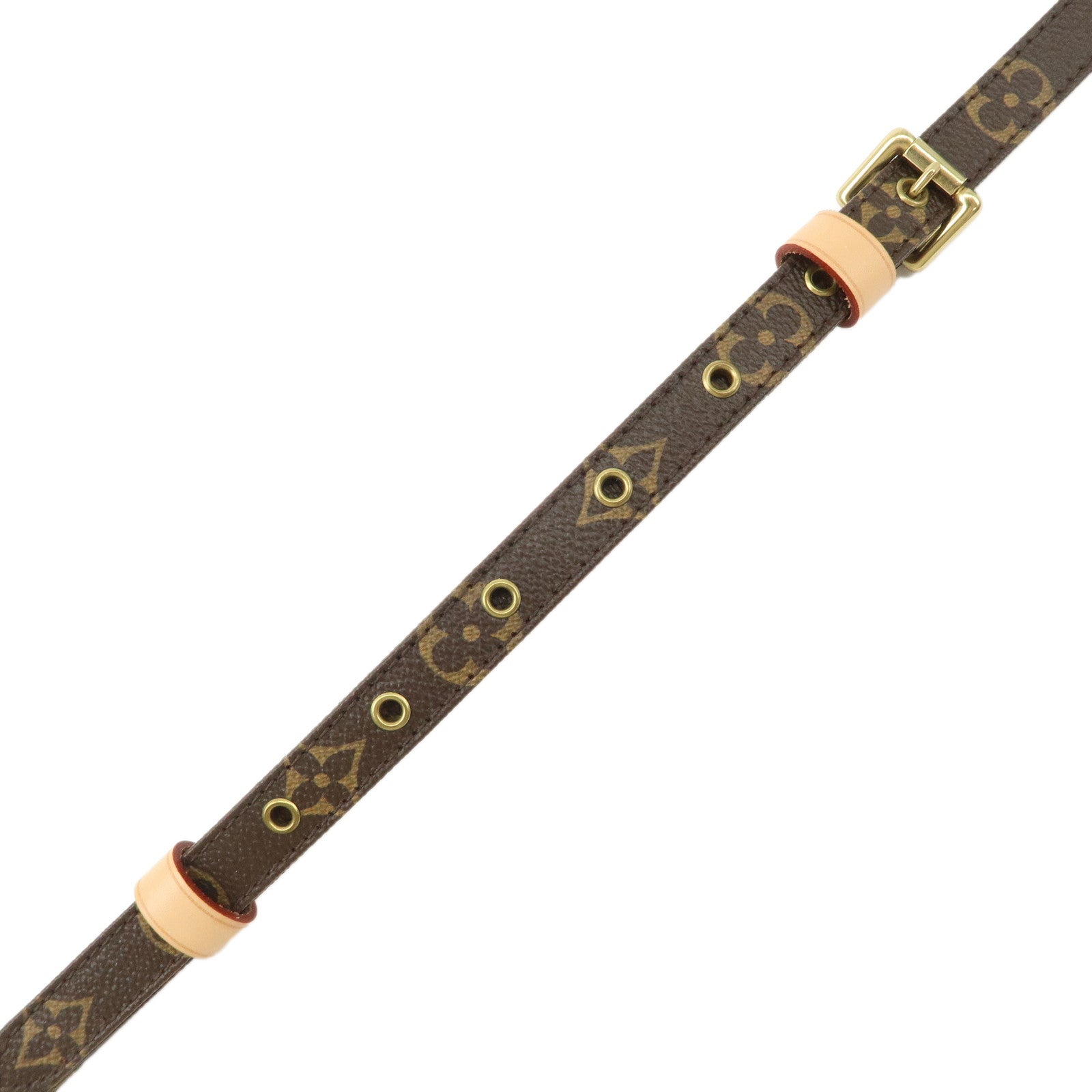 Louis Vuitton Monogram Canvas Adjustable Shoulder Strap 120cm Brown Used