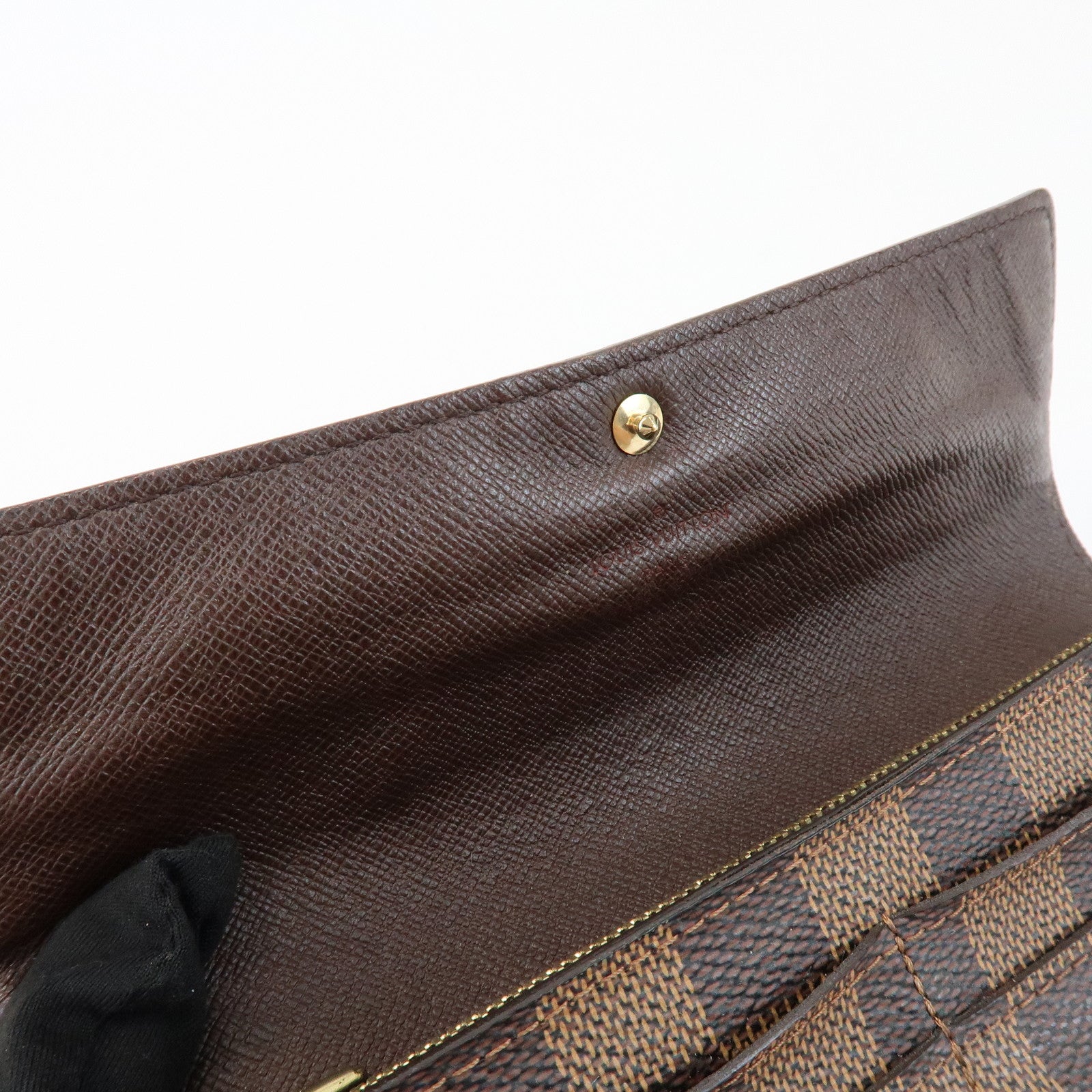 Louis Vuitton Damier Ebene Set of 2 Long Wallet N60015/N61734