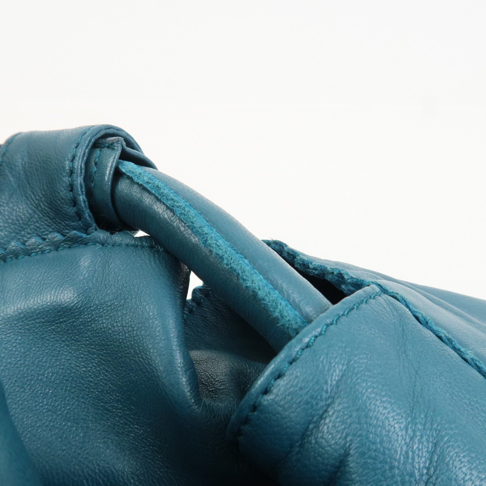 LOEWE Nappa Aire Nappa Leather Hand Bag Tote Bag Blue