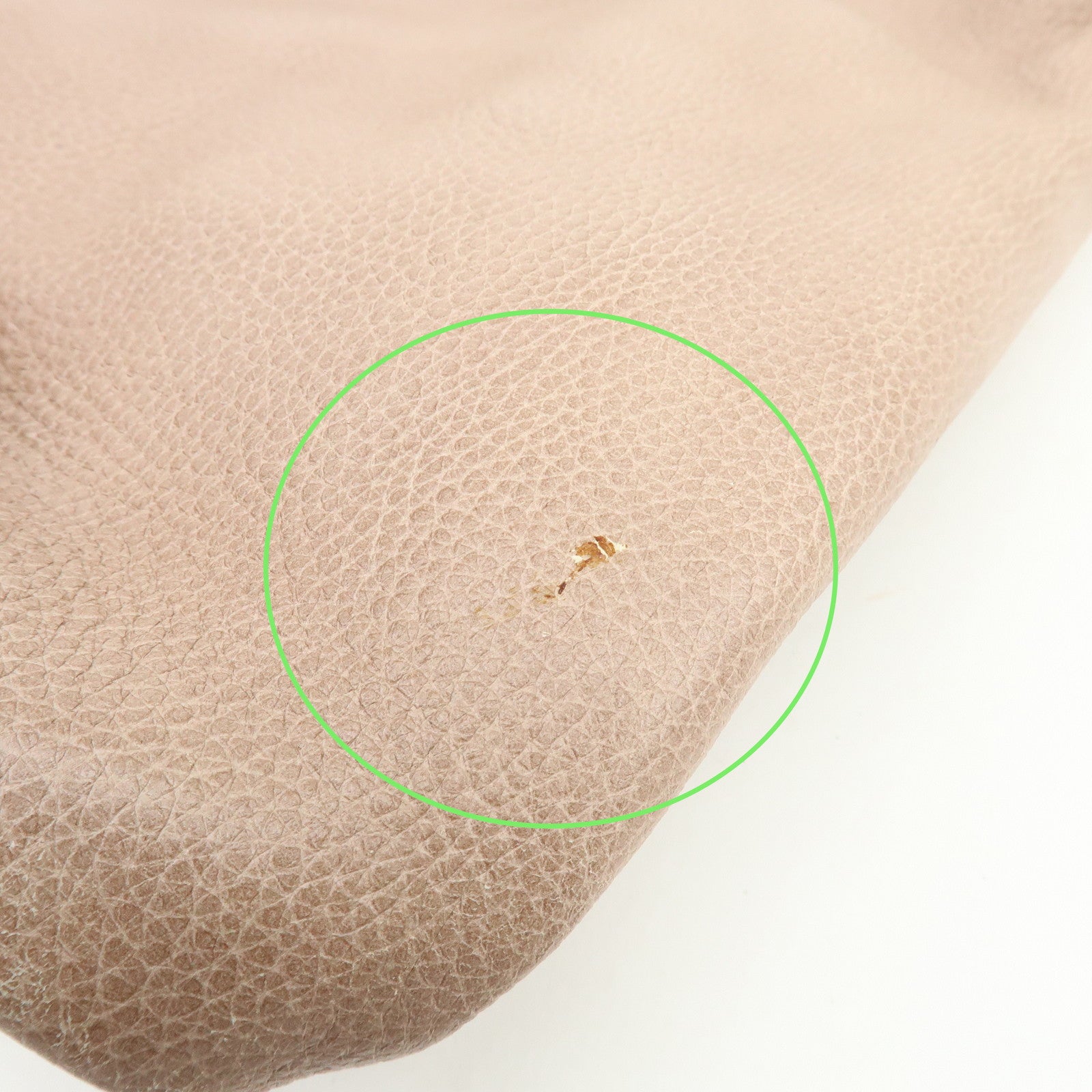 PRADA Logo Leather Tote Bag Shoulder Bag Pink