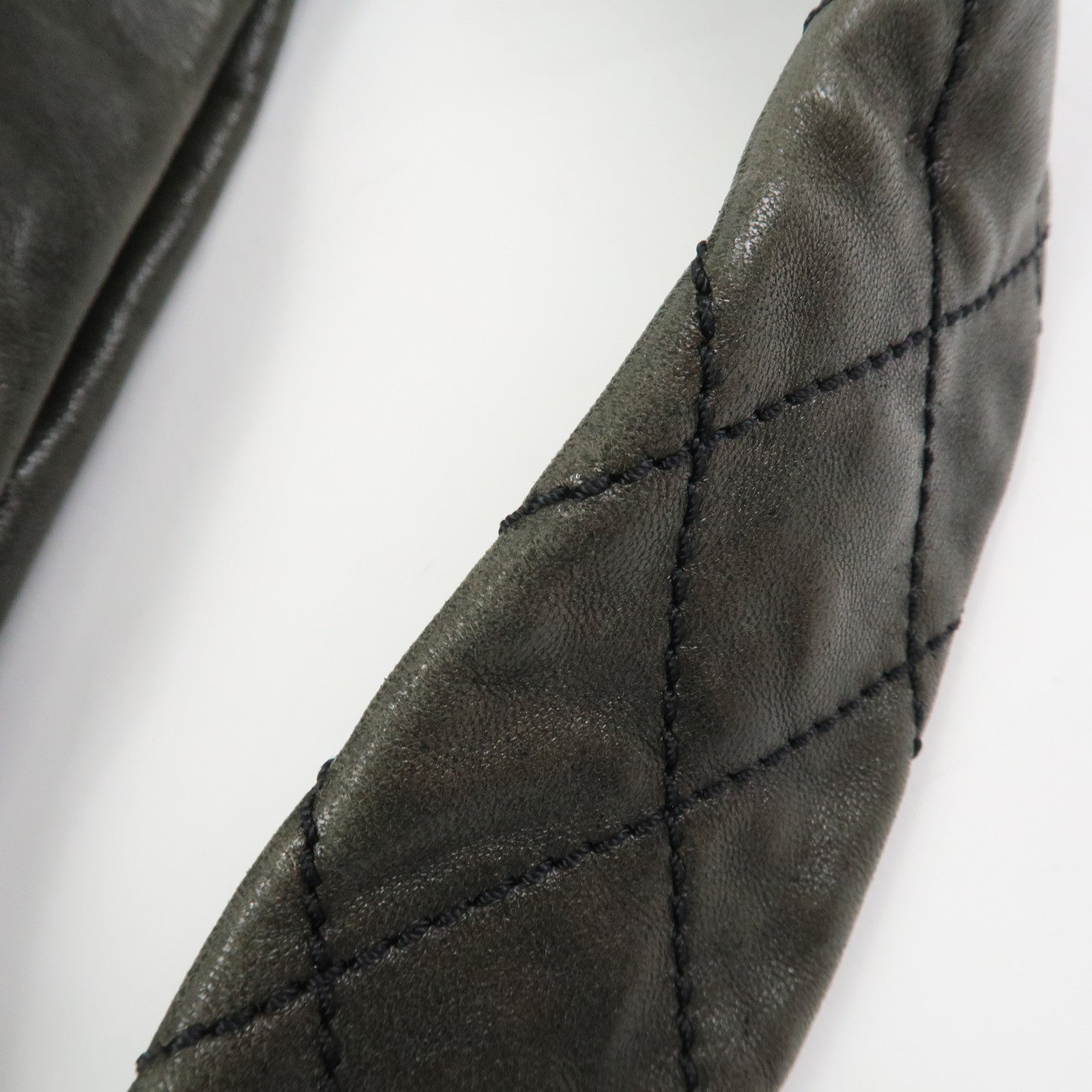 CHANEL Matelasse COCO Mark Leather Shoulder Bag Hand Bag Black