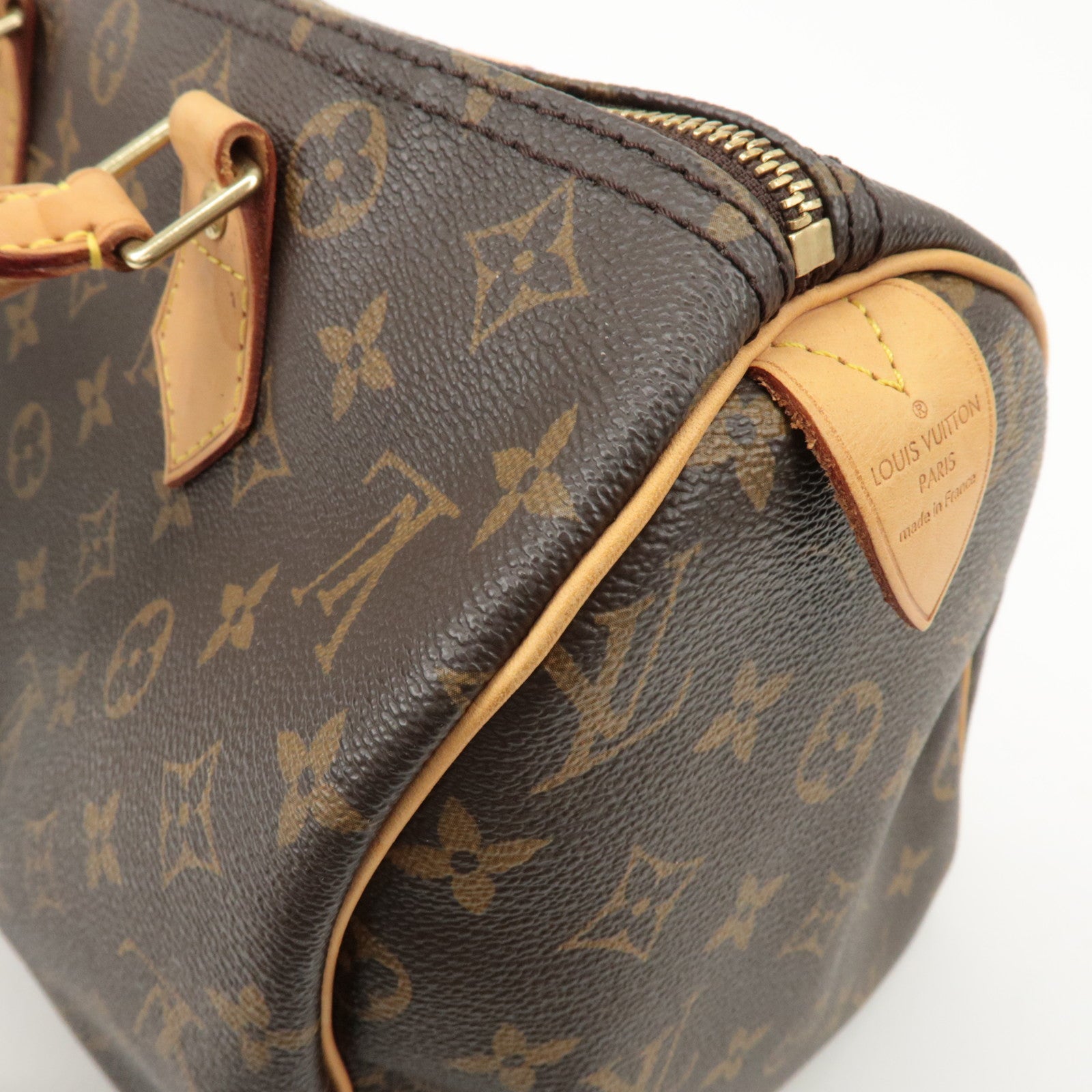 Louis Vuitton Monogram Speedy 30 Hand Bag Boston Bag M41526 Used