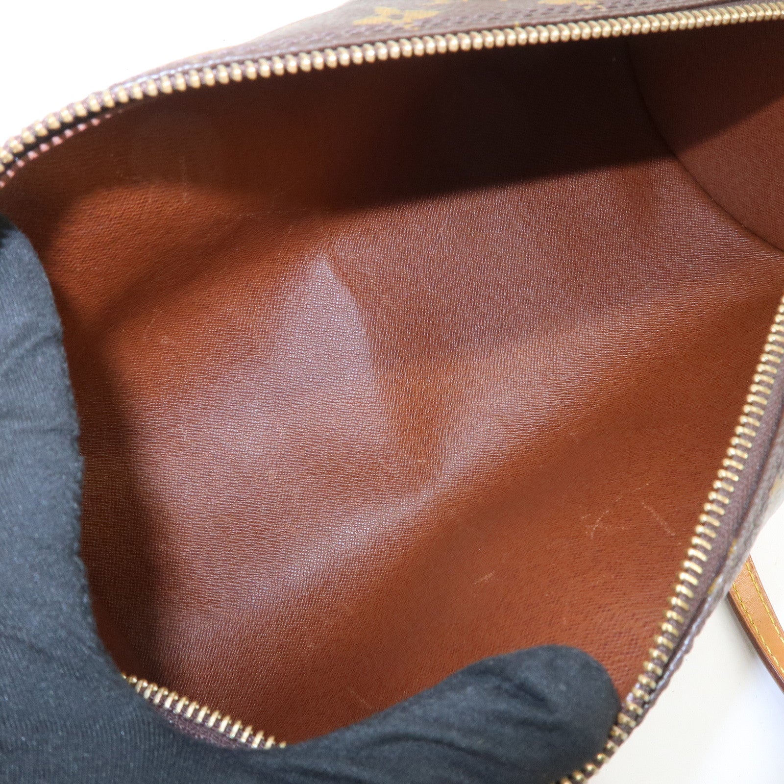 Louis Vuitton Monogram Papillon 30 Hand Bag Brown M51385