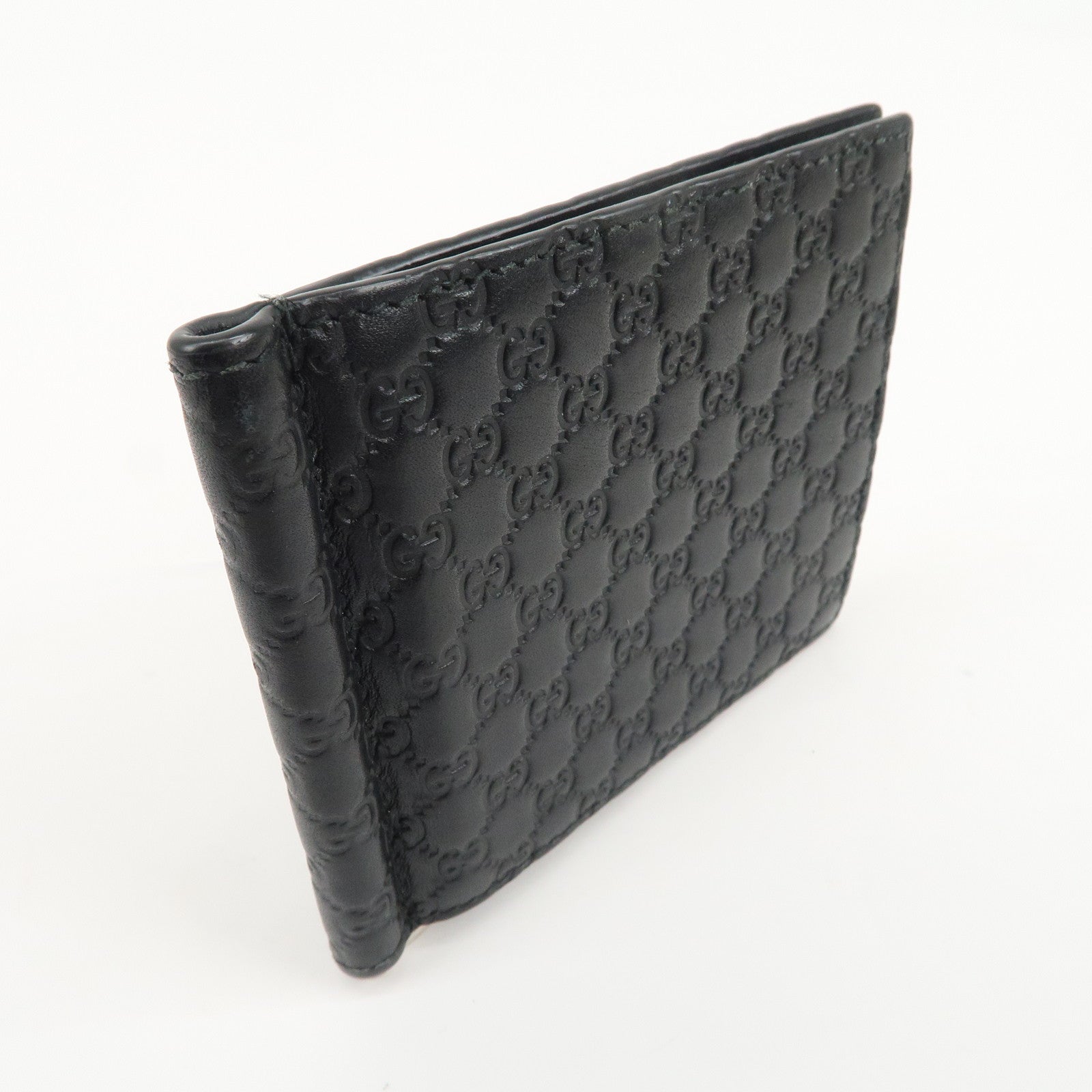 GUCCI Micro Guccissima Leather Bi-fold Wallet Card Case 544478