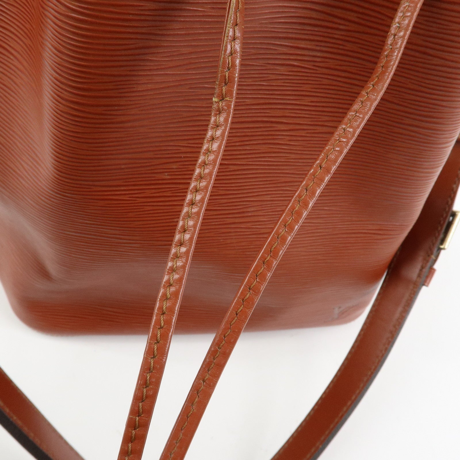 Louis Vuitton Epi Petit Noe Shoulder Bag Kenya Brown M44103