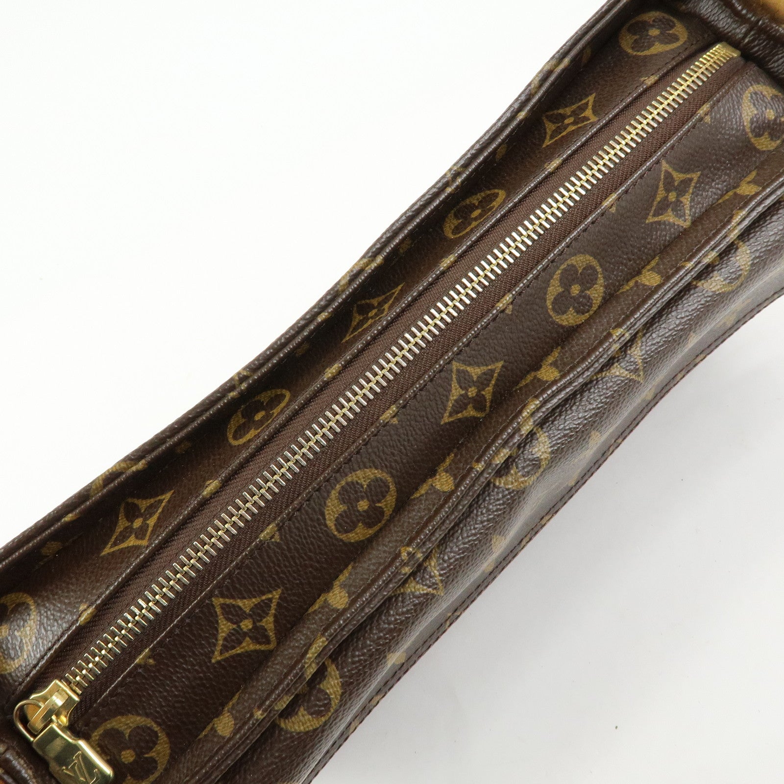 Louis Vuitton Monogram Vivacite Shoulder Bag Hand Bag Brown M51164