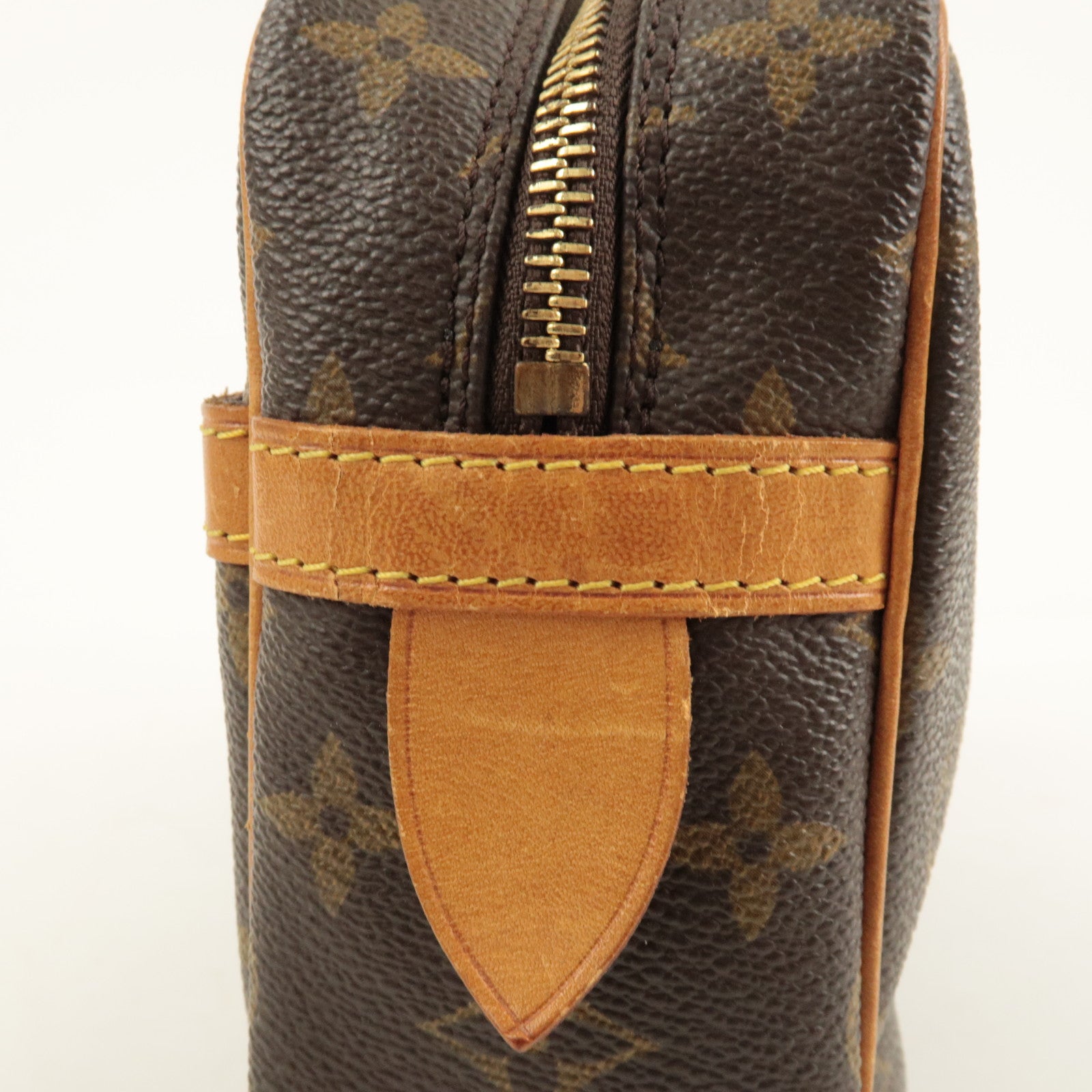 Louis Vuitton Monogram Compiegne 28 Pouch Clutch Bag Brown M51845 Used