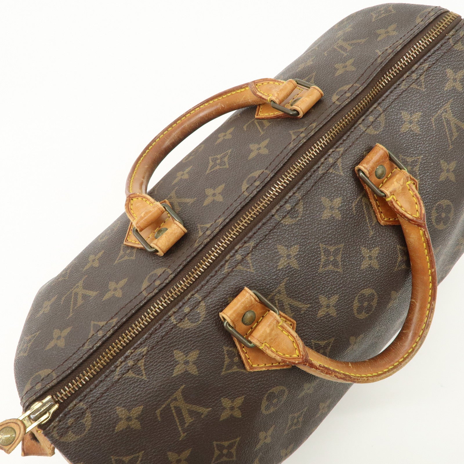 Louis Vuitton Monogram Speedy 35 Hand Bag Boston Bag M41524 Used