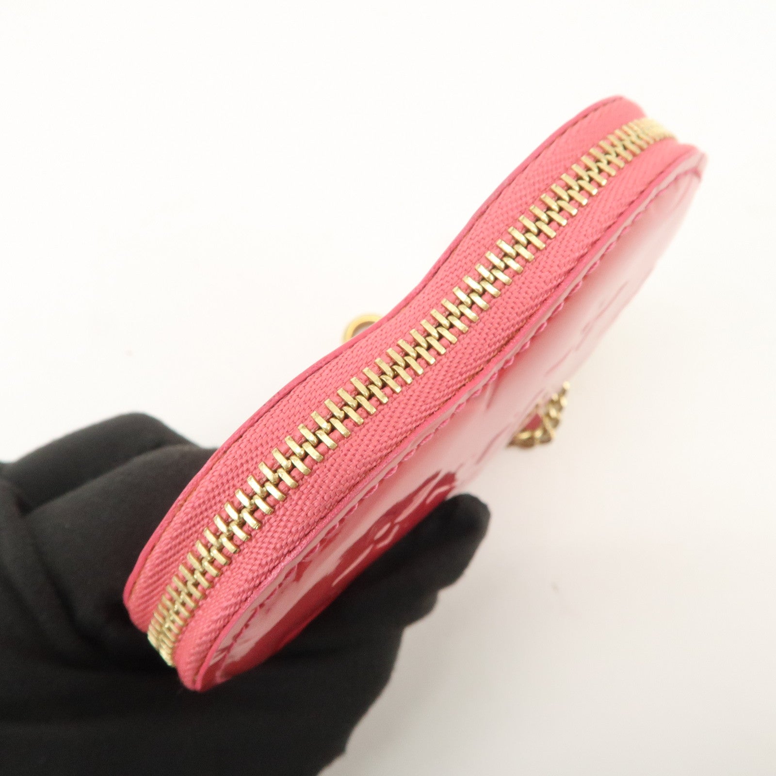 Louis Vuitton Monogram Vernis Porte Monnaie Coeur Coin Case M93562