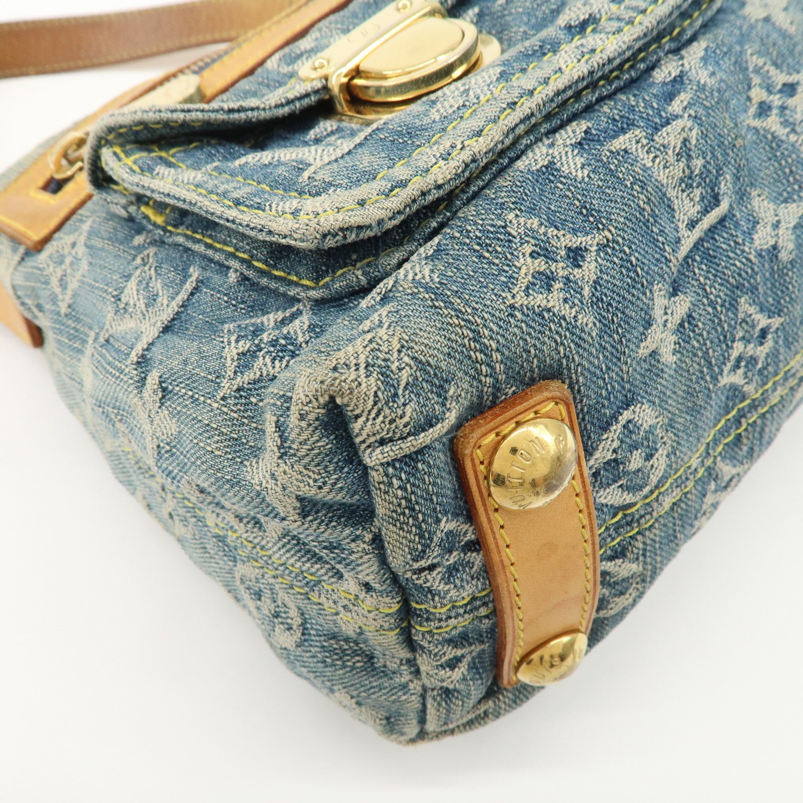 Louis Vuitton Monogram Denim Baggy PM 2Way Shoulder Bag M95049