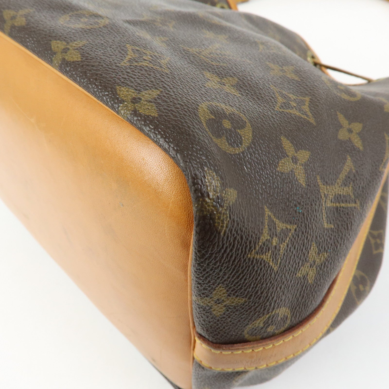 Louis Vuitton Monogram Petit Noe Shoulder Bag Brown M42226