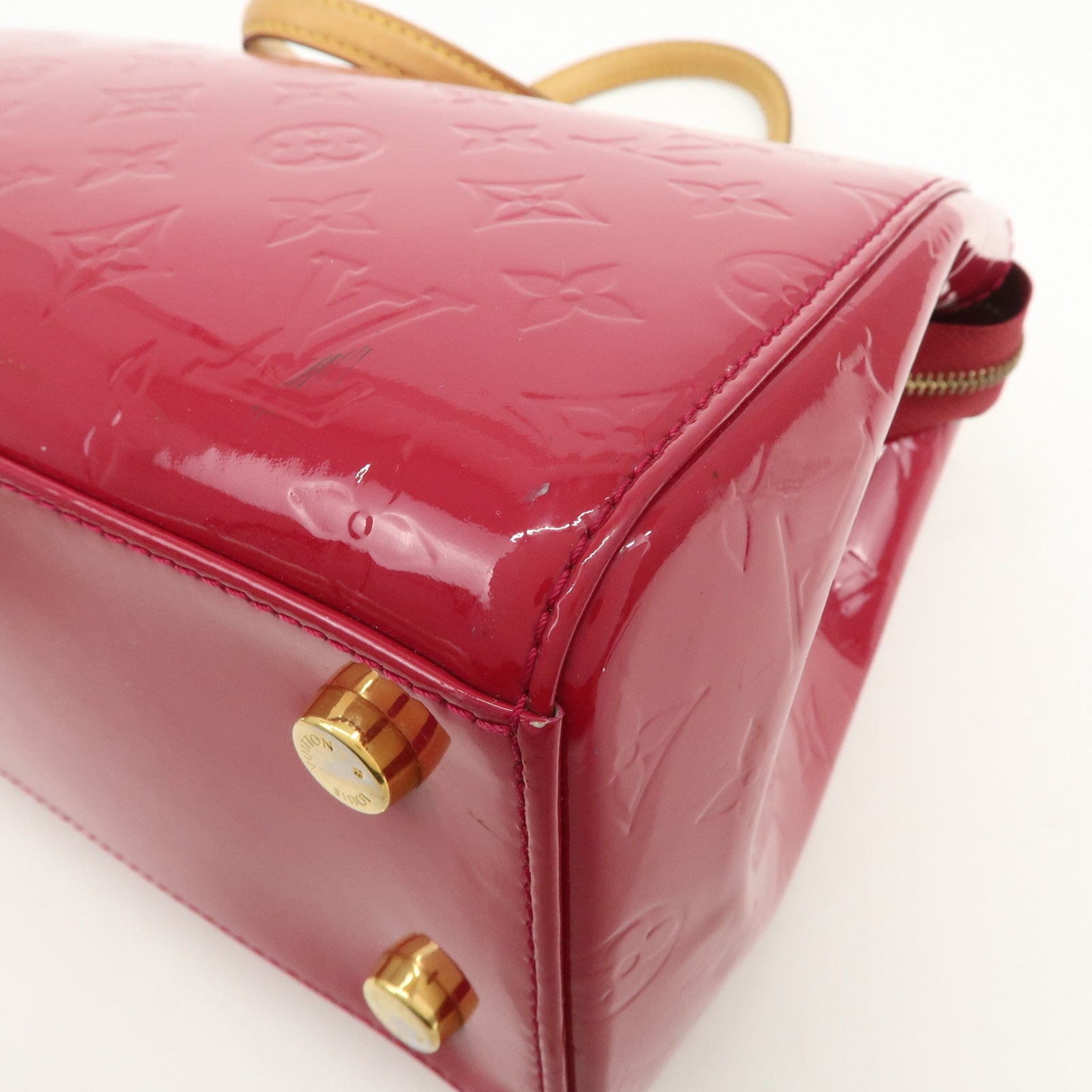 Louis Vuitton Vernis Brea MM 2Way Bag Hand Bag RoseIndien M91798