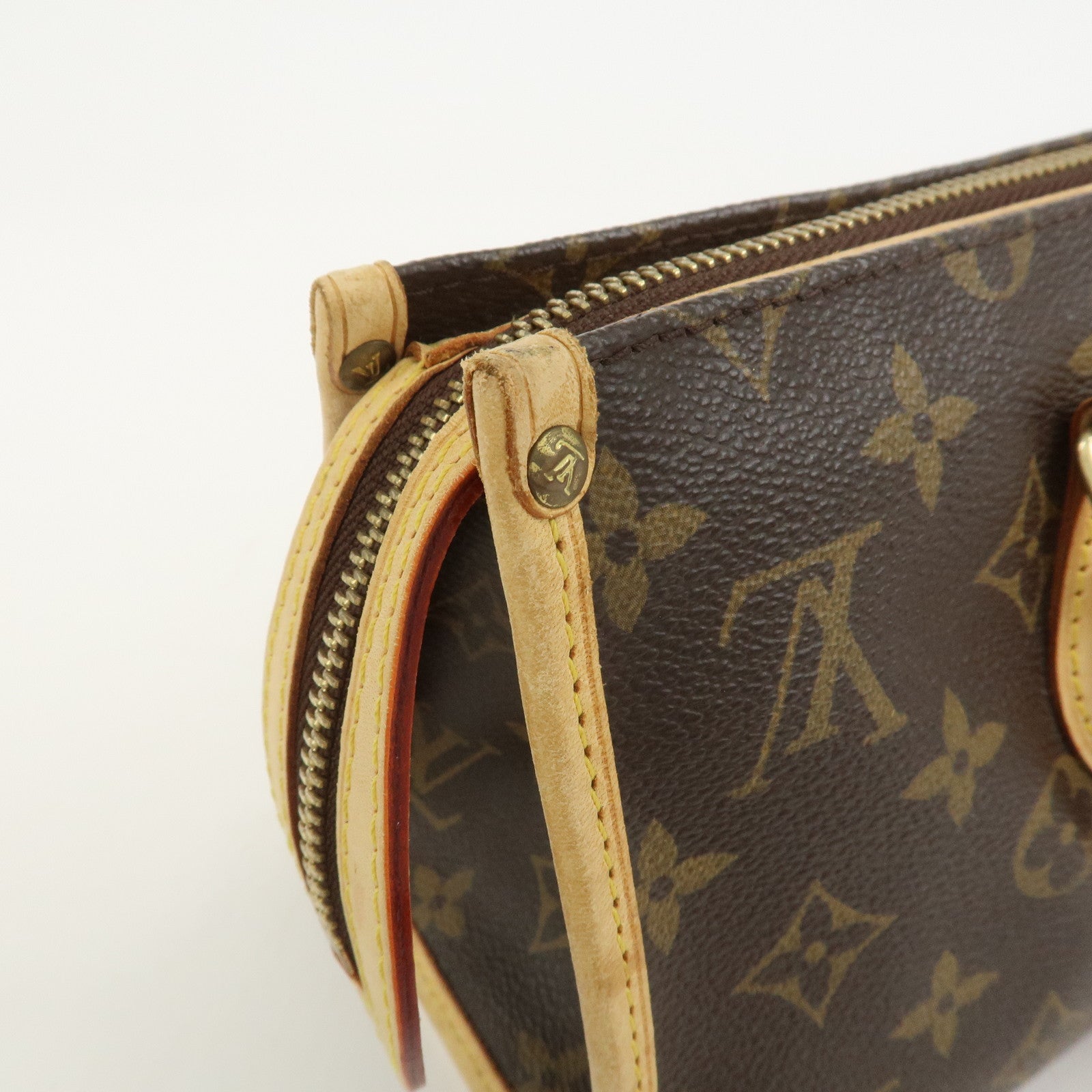 Louis Vuitton Monogram Popincourt Hand Bag Brown M40009
