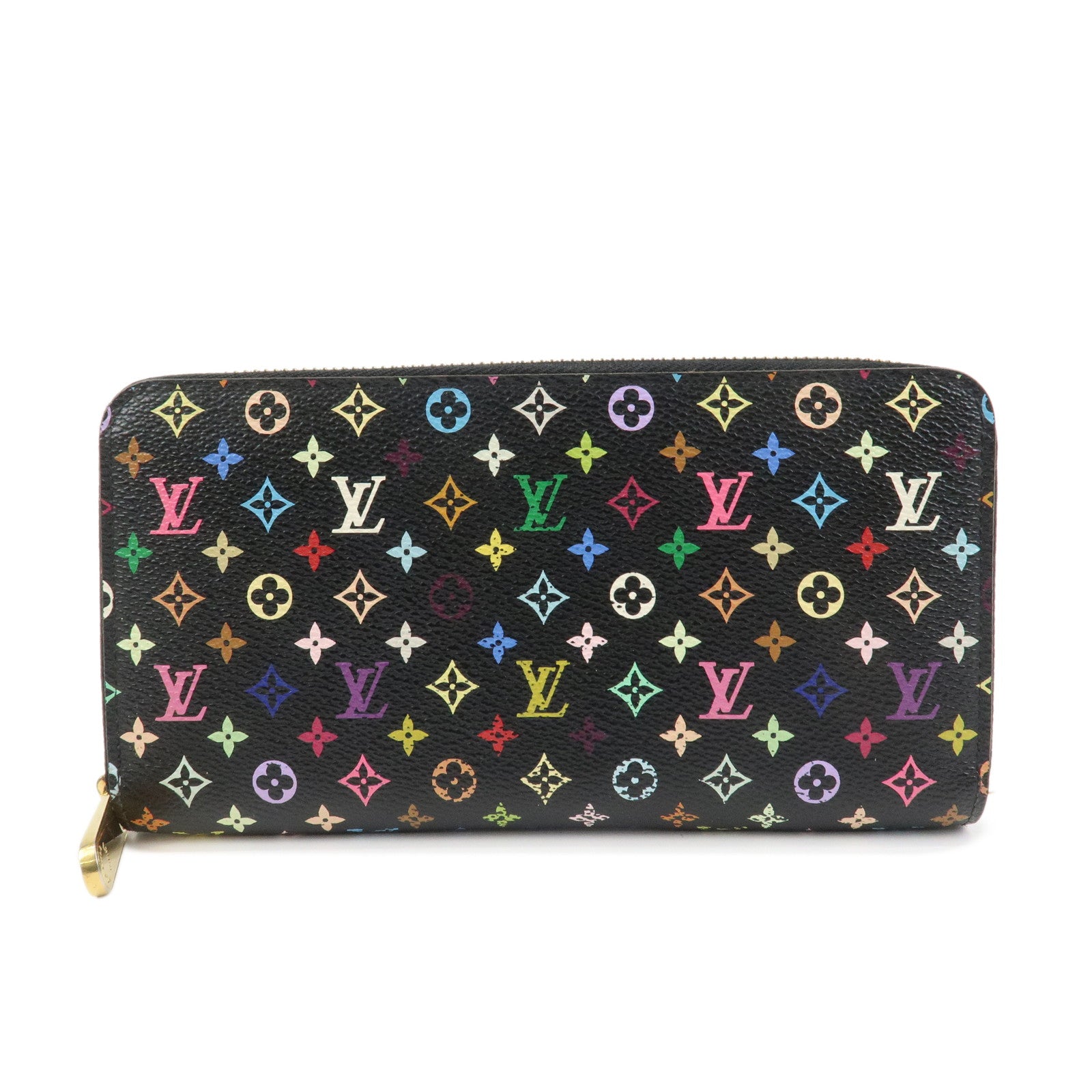 Louis Vuitton Monogram Multi Color Zippy Wallet Violet M60275