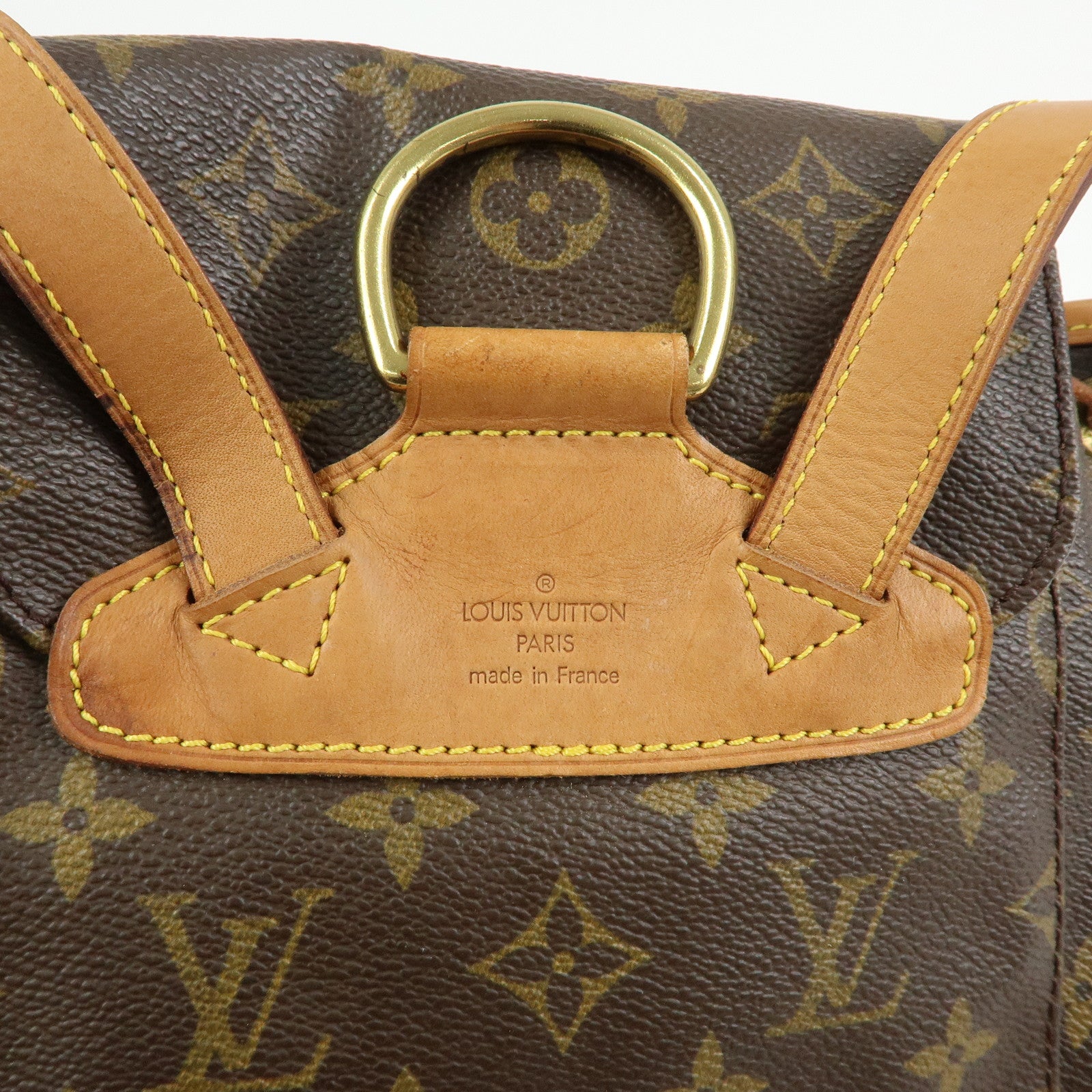 Louis Vuitton Monogram Montsouris MM Backpack Rucksack Brown M51136