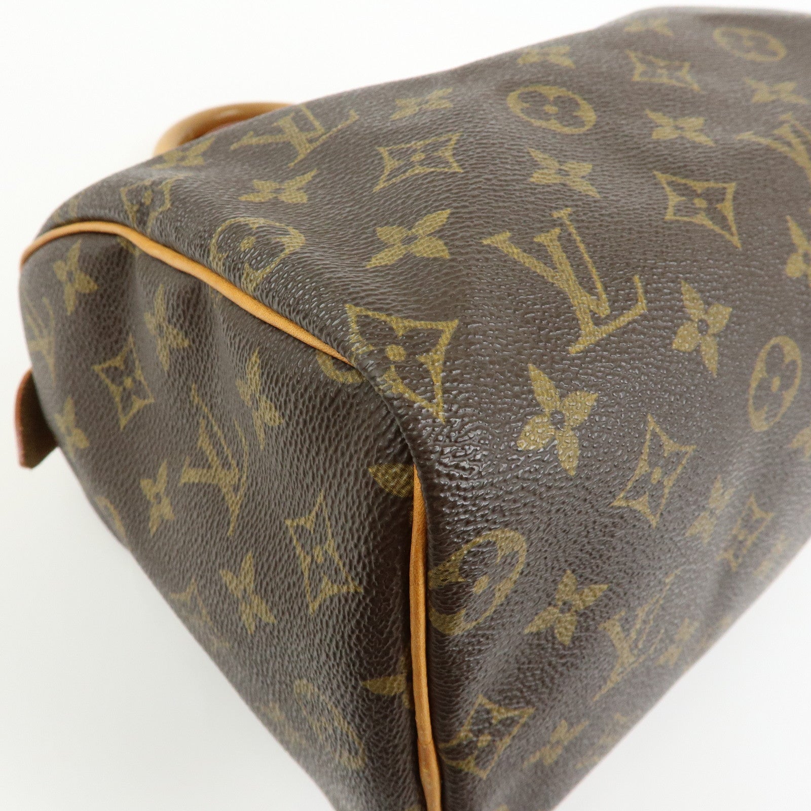 Louis Vuitton Monogram Speedy 25 Boston Bag Hand Bag Brown M41528