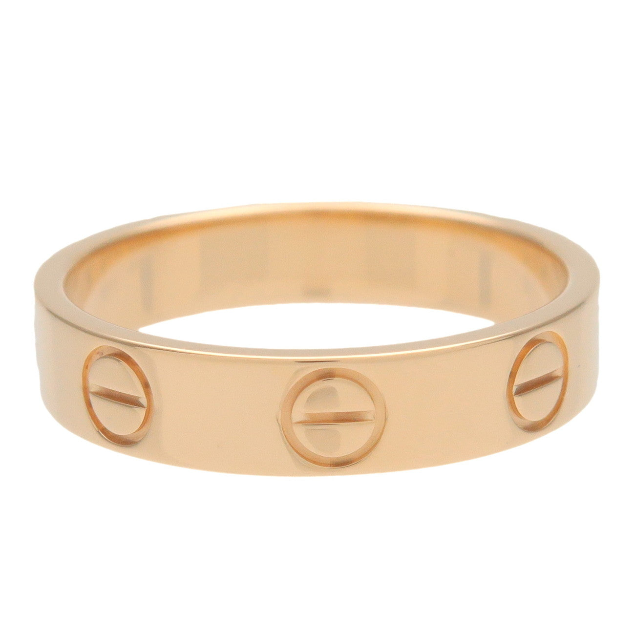 Cartier Mini Love Ring K18 750YG Yellow Gold #47 US4.5 B4085000