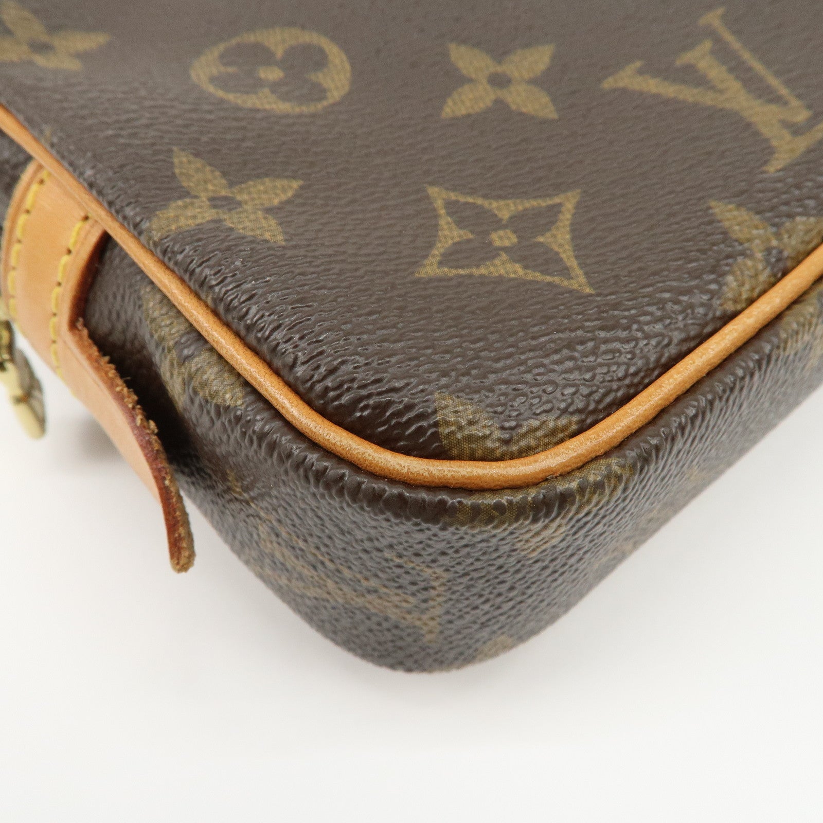 Louis Vuitton Monogram Pochette Marly Bandouliere Bag Brown M51828