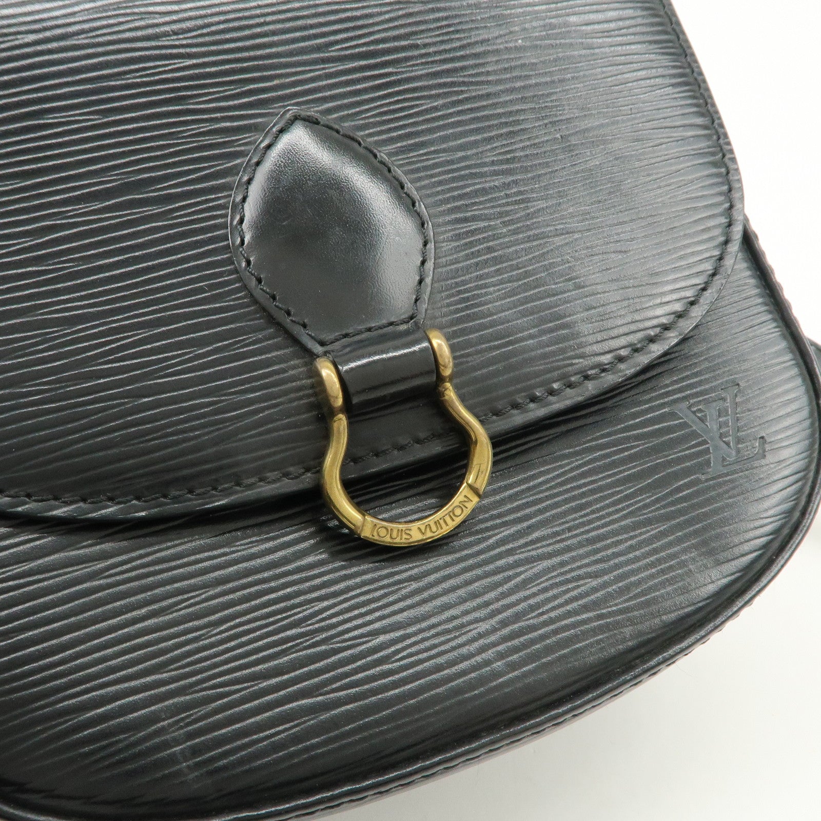 Louis Vuitton Epi Mini Saint Cloud Shoulder Bag Black M52212
