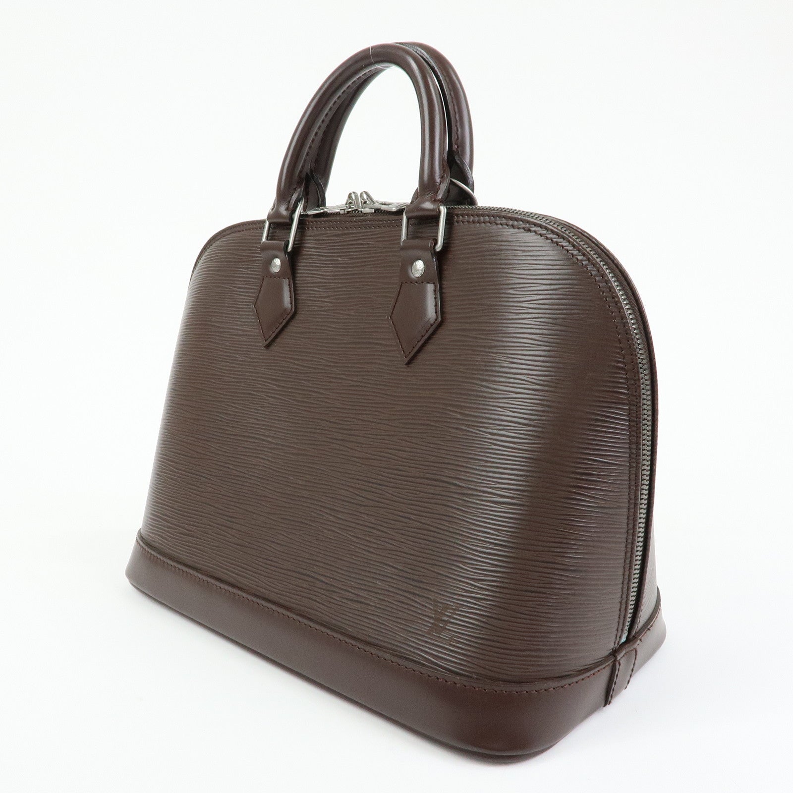 Louis Vuitton Epi Leather Alma Hand Bag Mocha M5214D