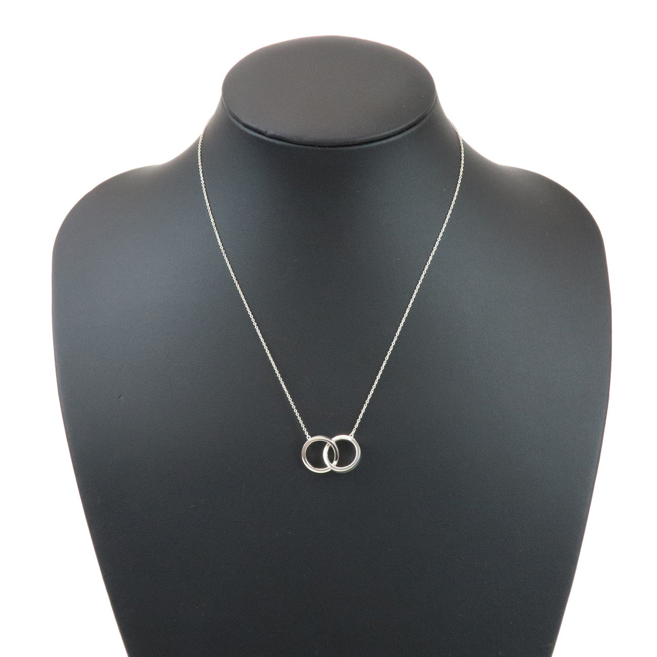 Tiffany & Co 1837 Interlocking Circle Necklace SV925 Silver