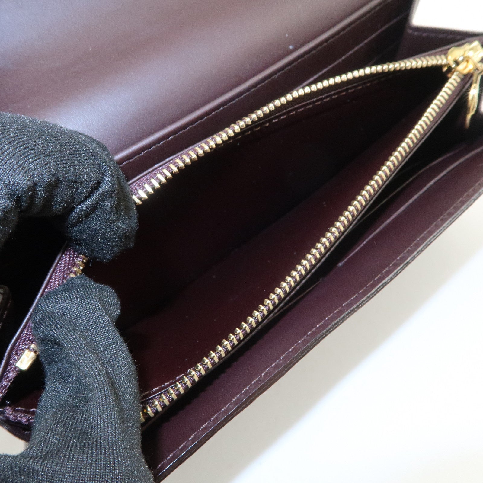Louis Vuitton Monogram Vernis Portefeuille Sarah Long Wallet M90152