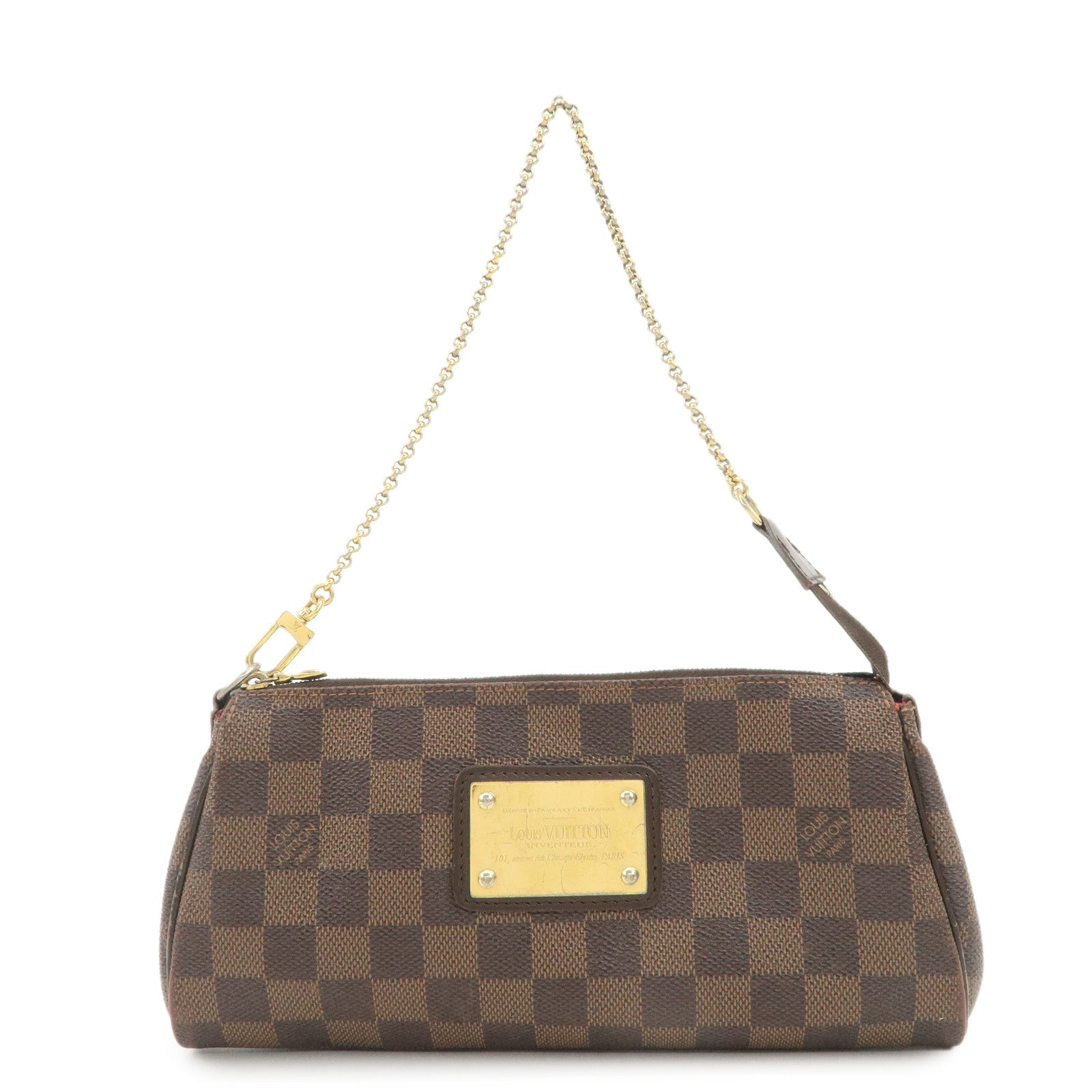 Louis Vuitton Damier Ebene Eva 2Way Hand Bag Shoulder Bag N55213
