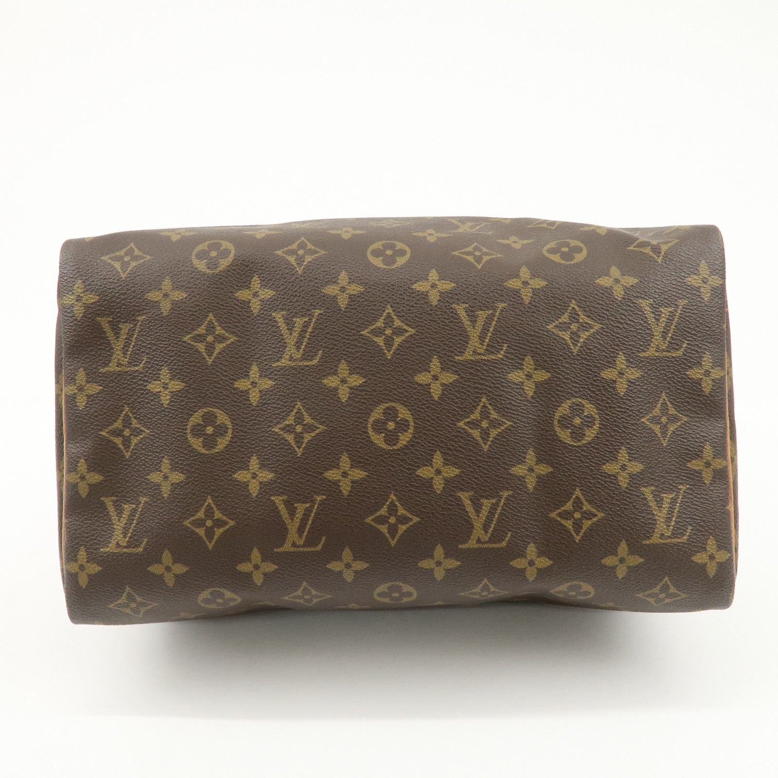 Louis Vuitton Monogram Speedy 30 Hand Bag Boston Bag Brown M41526 Used
