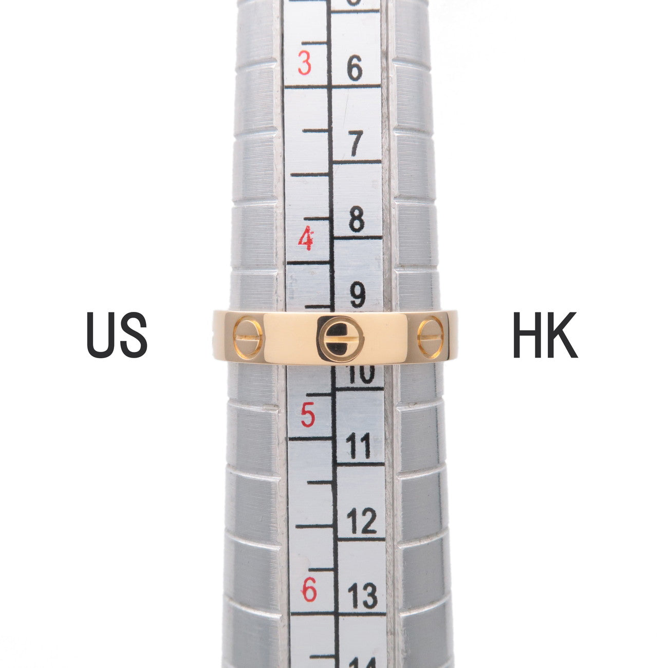 Cartier Mini Love Ring K18YG 750YG Yellow Gold #48 US4.5 EU48 Used