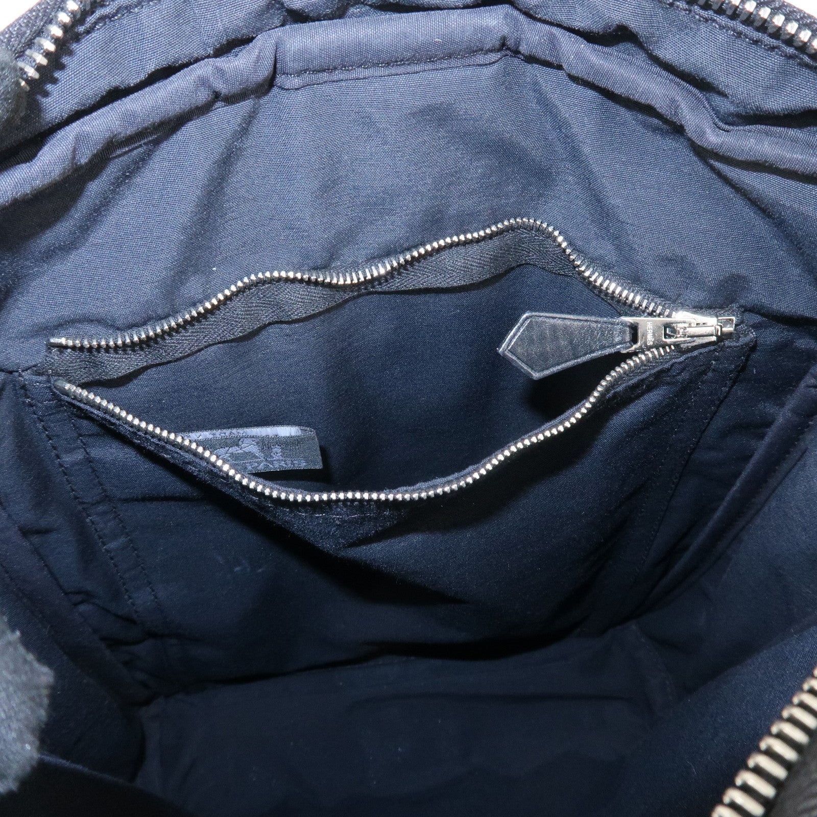 HERMES Toile Chevrons Leather Acapulco Bandouliere Shoulder Bag MM