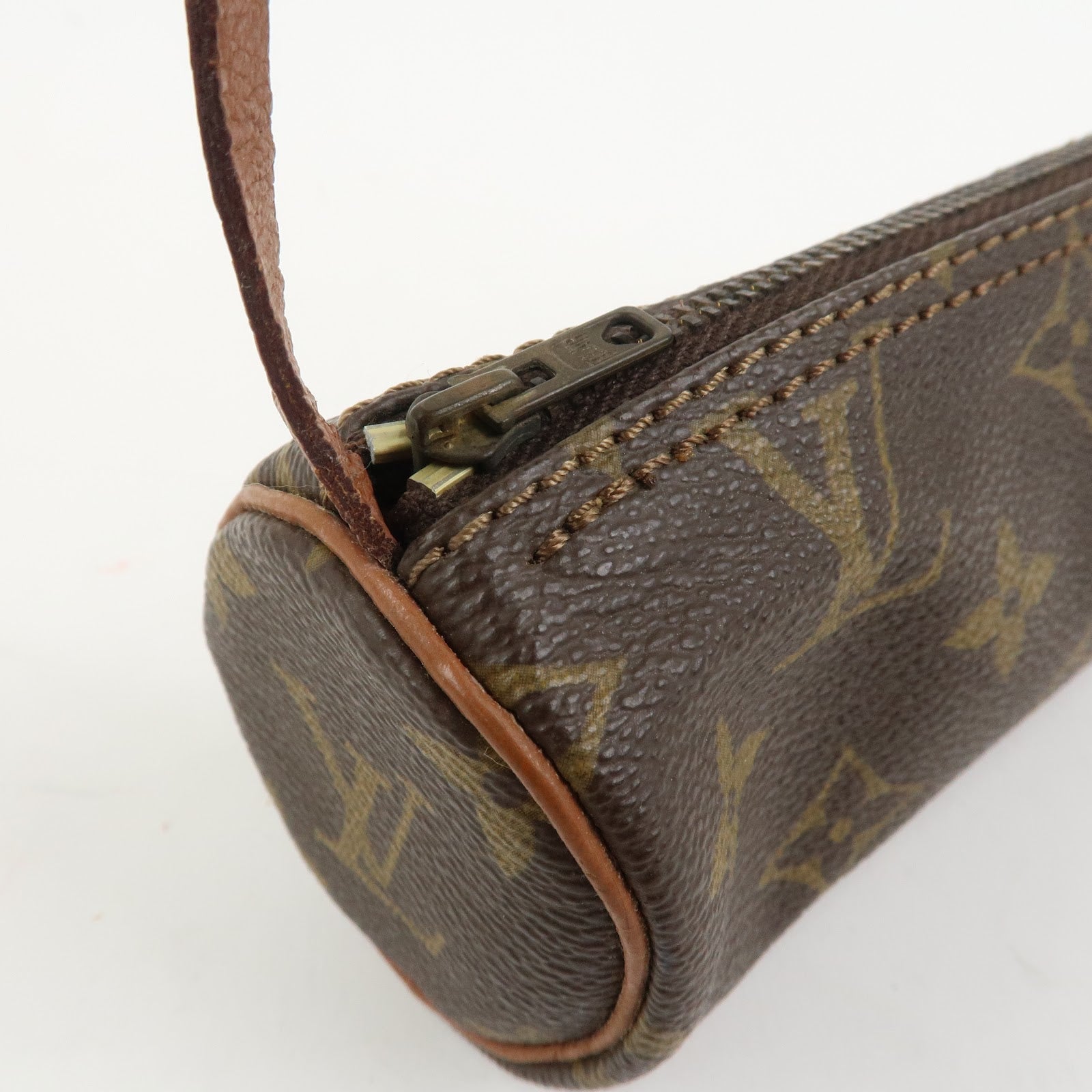 Louis Vuitton Monogram Mini Pouch for Papillon Bag Old Style Brown