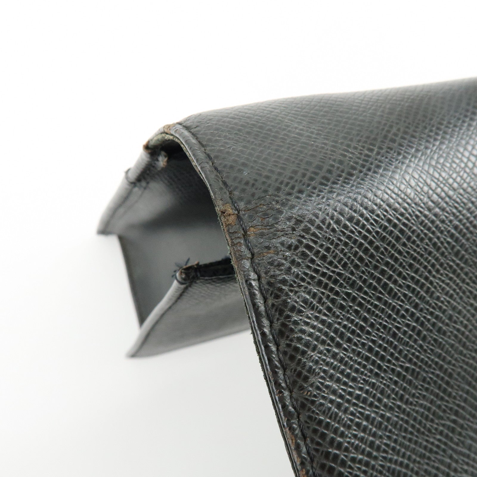 Louis Vuitton Taiga Leather Selenga Clutch Bag Ardoise M30782
