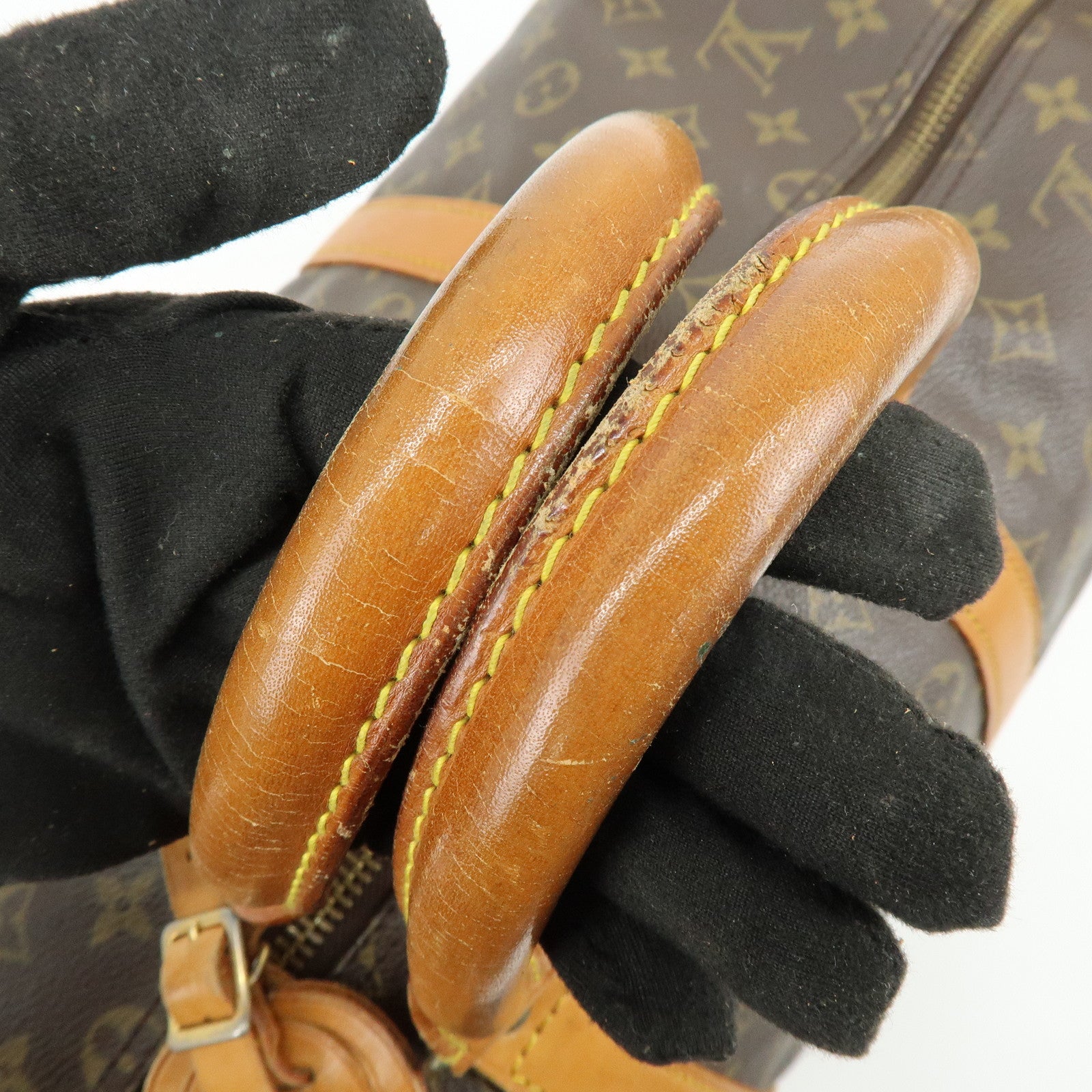 Louis Vuitton Monogram Keep All Bandouliere 55 Boston Bag M41414