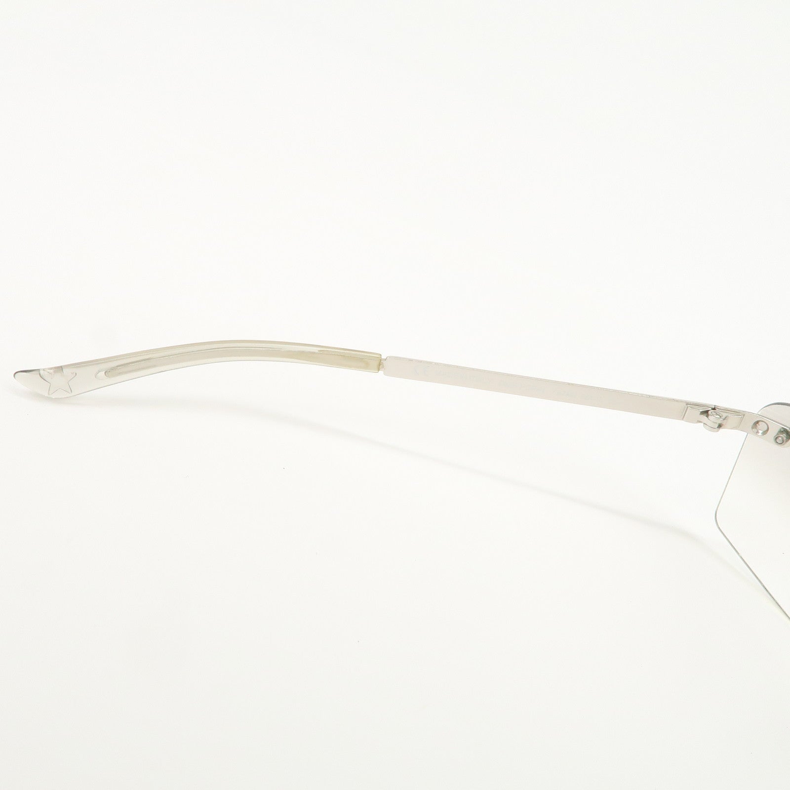 Christian Dior Sunglasses Clear Metal Flame Silver