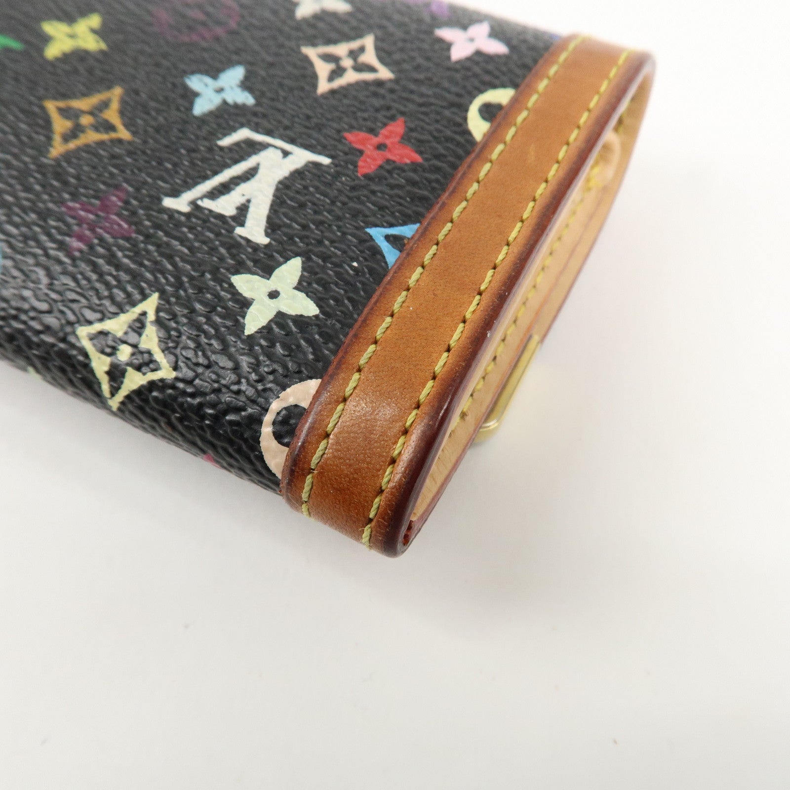 Louis Vuitton Monogram Multicolor Porte Monnaie Plat M92656 Used