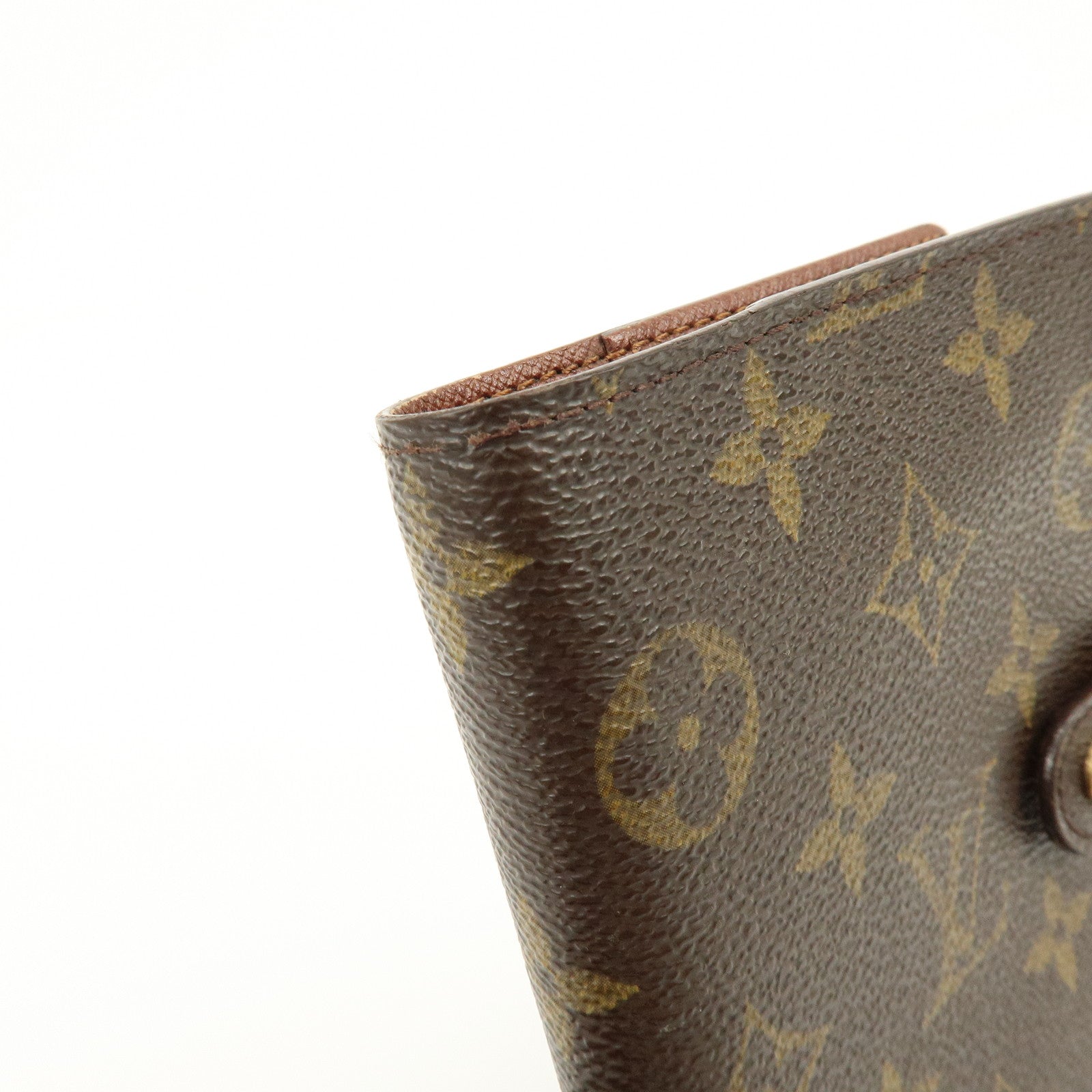 Louis Vuitton Monogram Agenda PM Planner Cover Brown R20005
