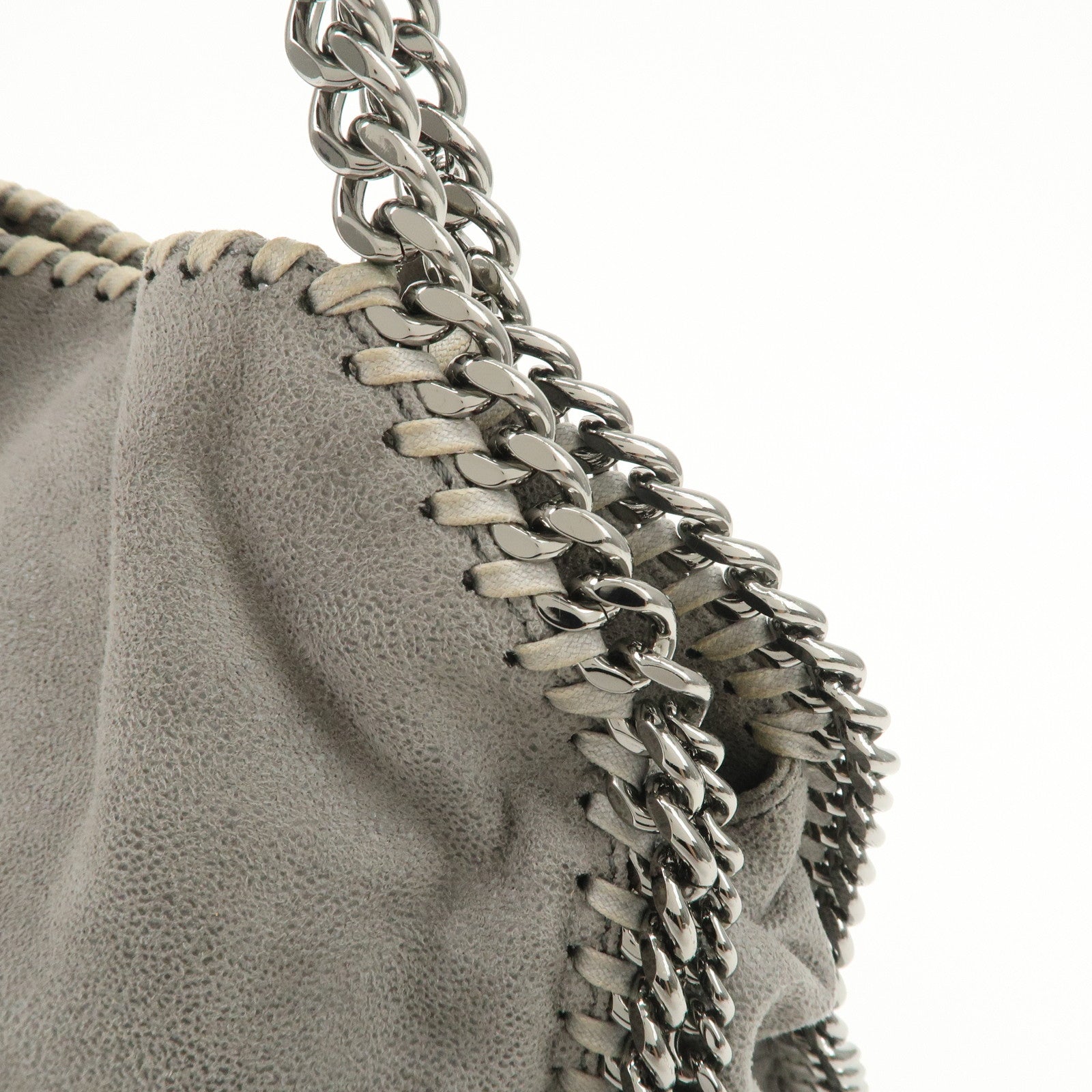 STELLA MCCARTNEY Polyester Falabella 2Way Shoulder Bag Gray