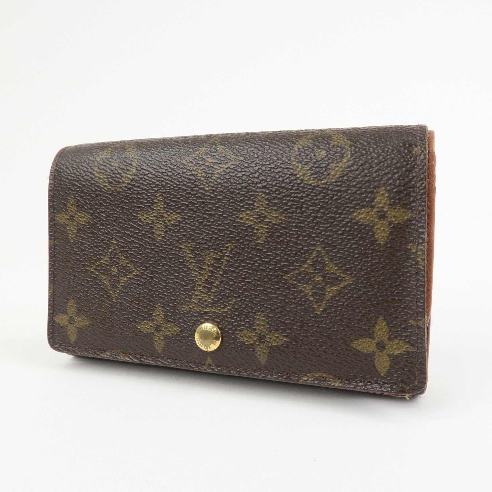 Louis Vuitton Monogram Set of 3 Bi-fold Wallets Brown M61730/M61663